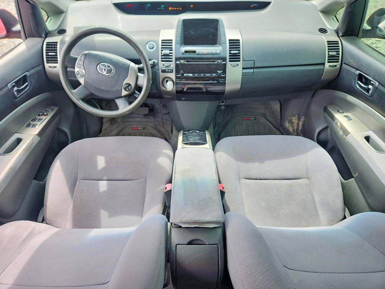 2007 Toyota Prius Base Red vin: JTDKB20U877663674