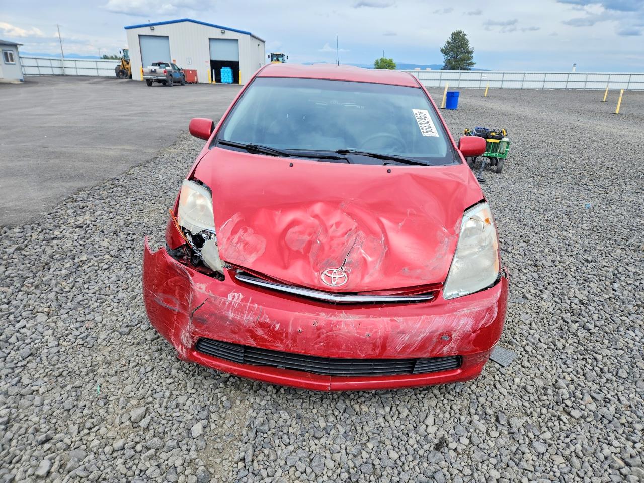 2007 Toyota Prius Base Red vin: JTDKB20U877663674