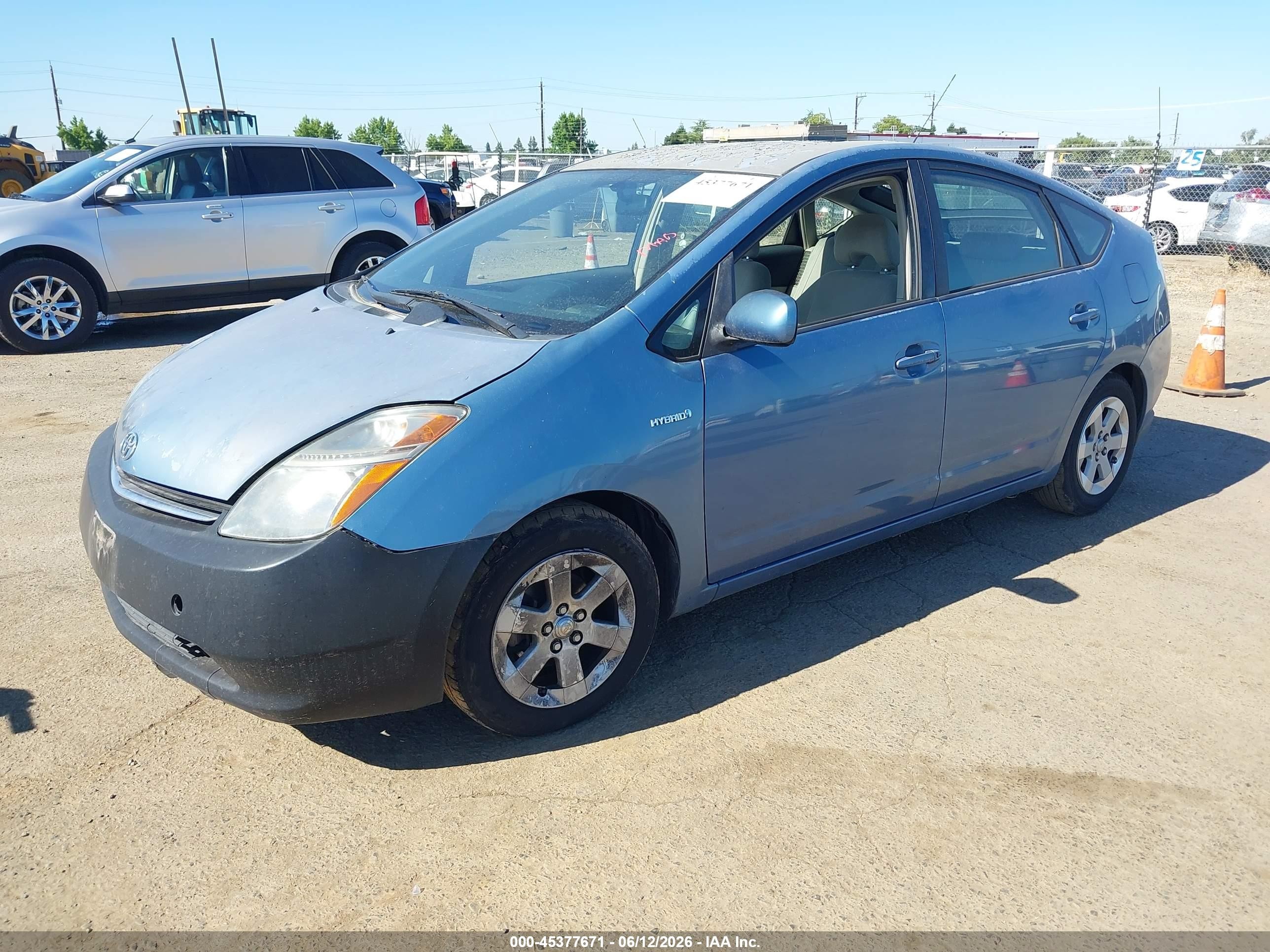 2007 Toyota Prius   Blue vin: JTDKB20U877667403