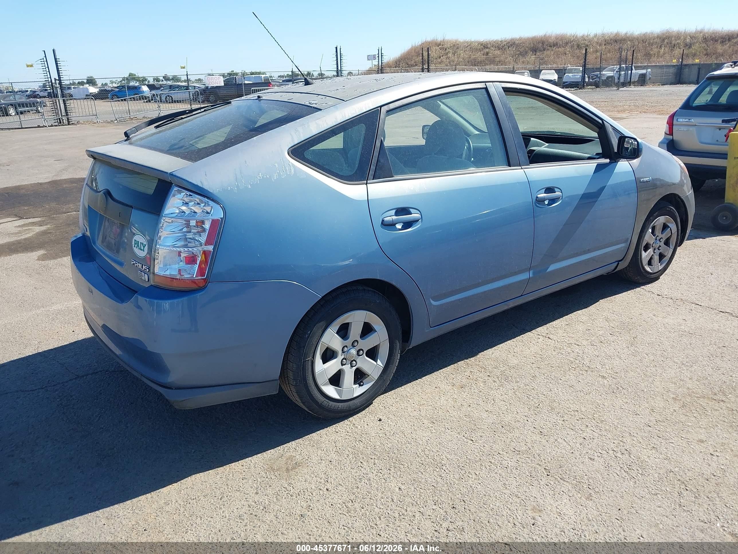 2007 Toyota Prius   Blue vin: JTDKB20U877667403