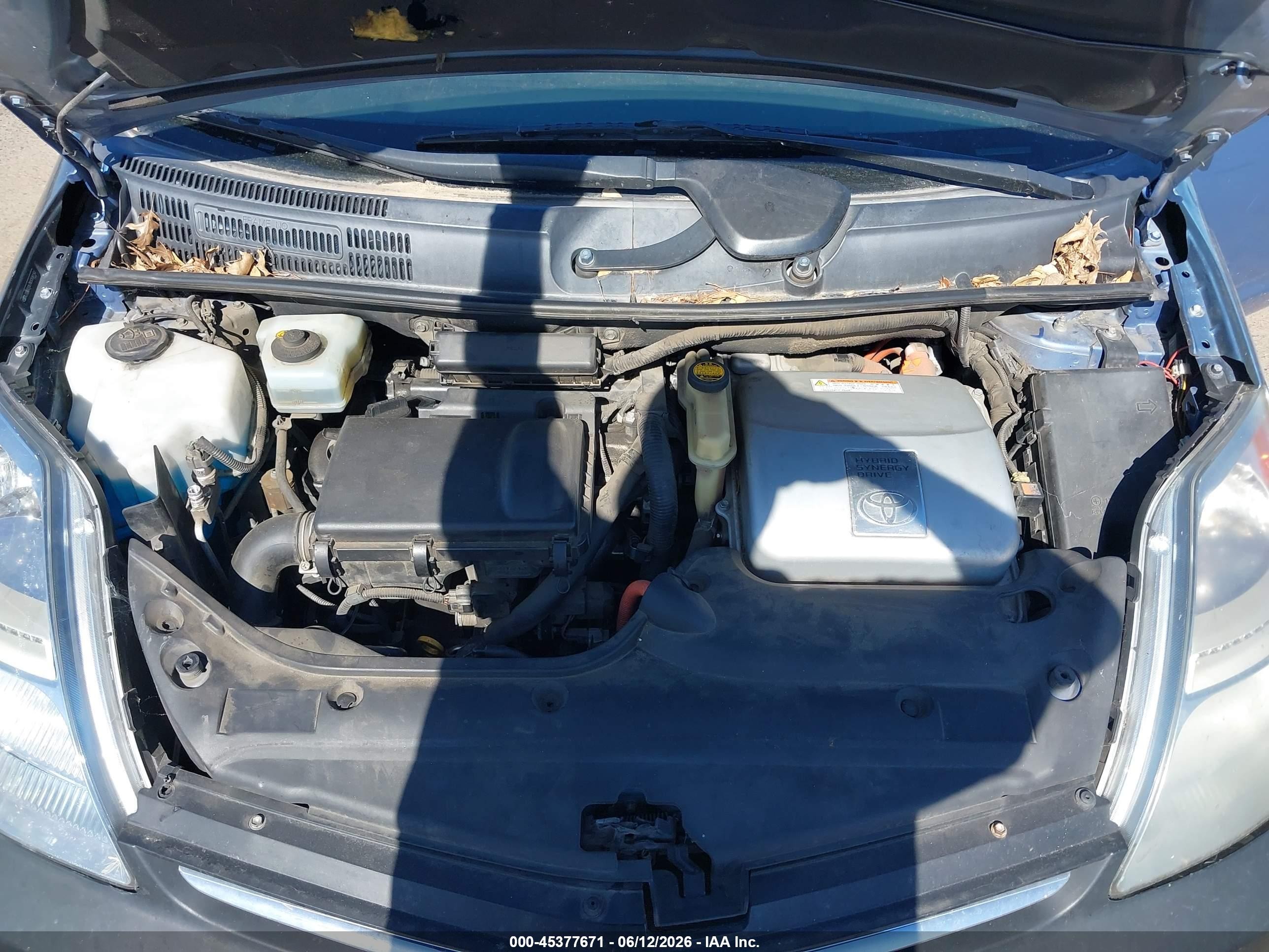 2007 Toyota Prius   Blue vin: JTDKB20U877667403