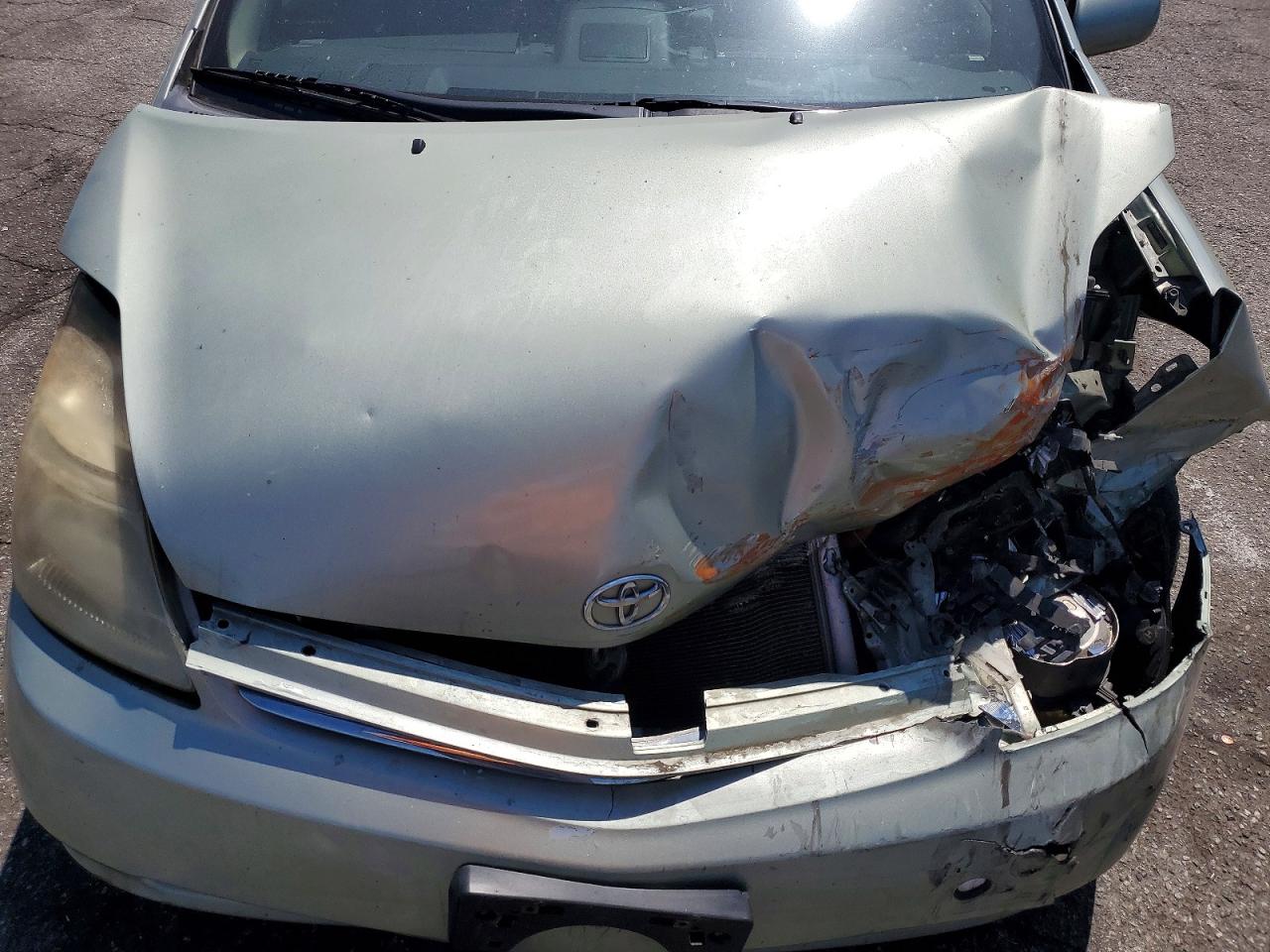 2007 Toyota Prius Base Green vin: JTDKB20U877670124