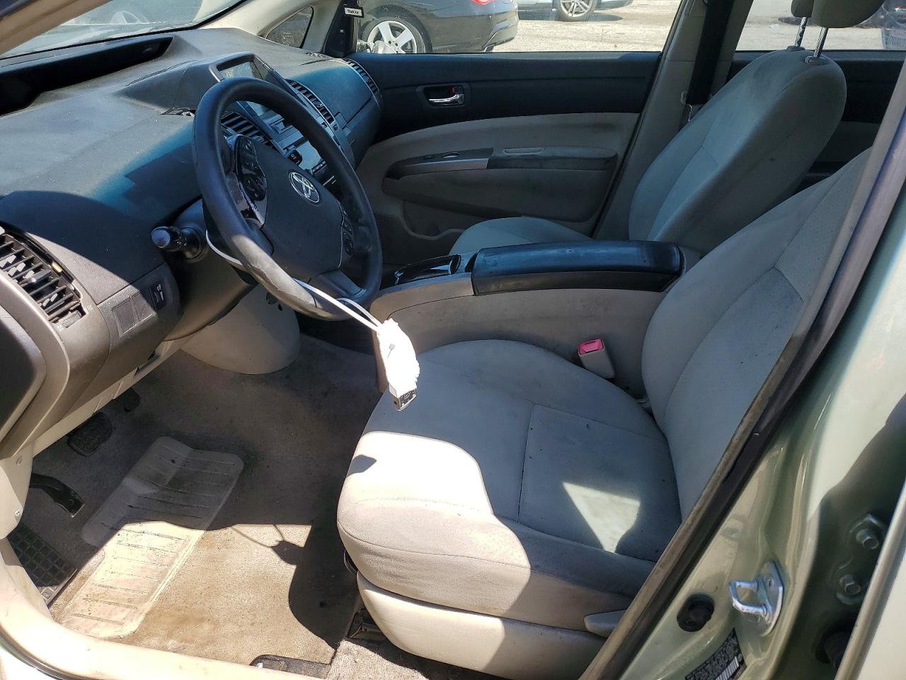 2007 Toyota Prius Base Green vin: JTDKB20U877670124