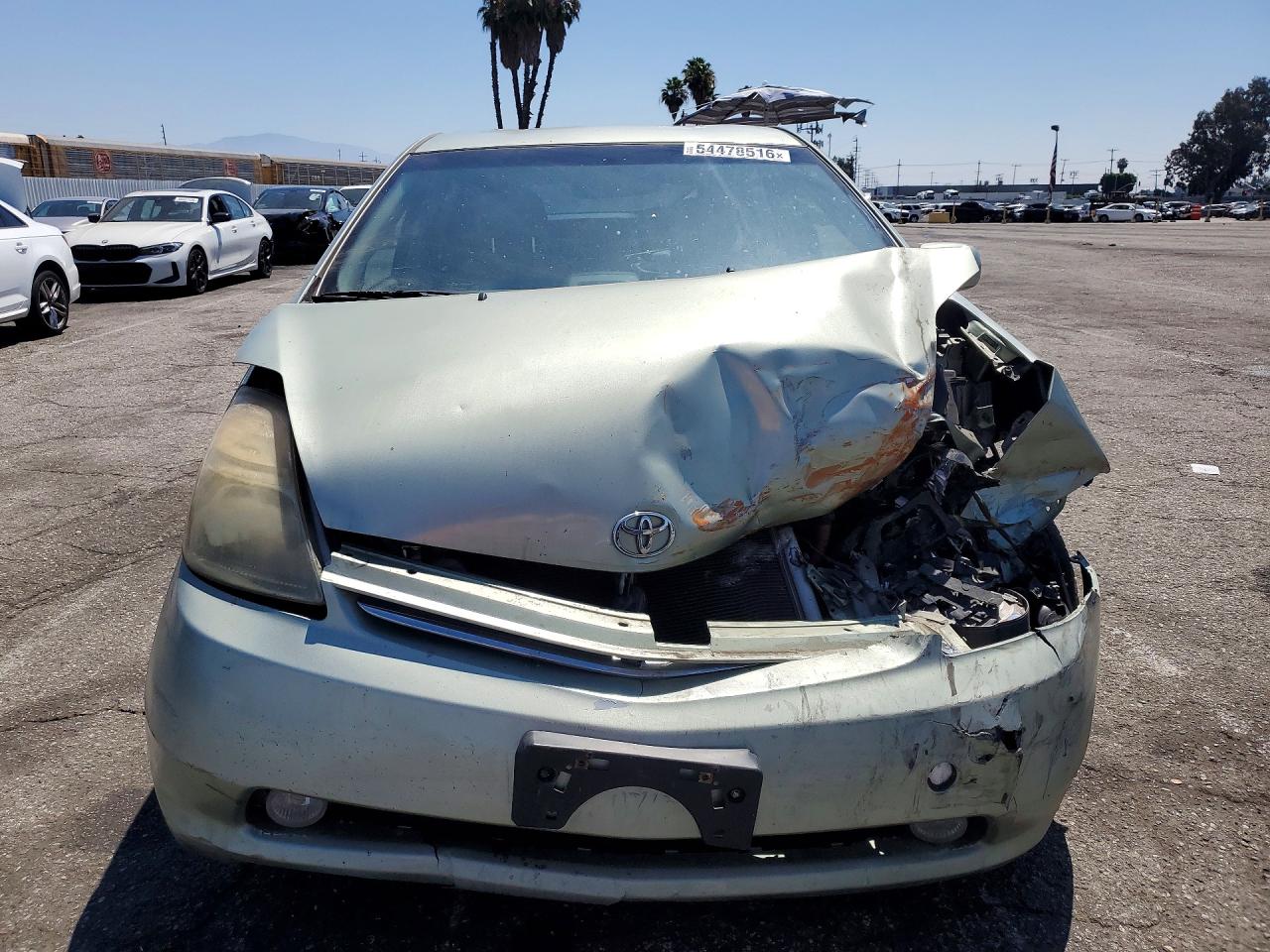 2007 Toyota Prius Base Green vin: JTDKB20U877670124