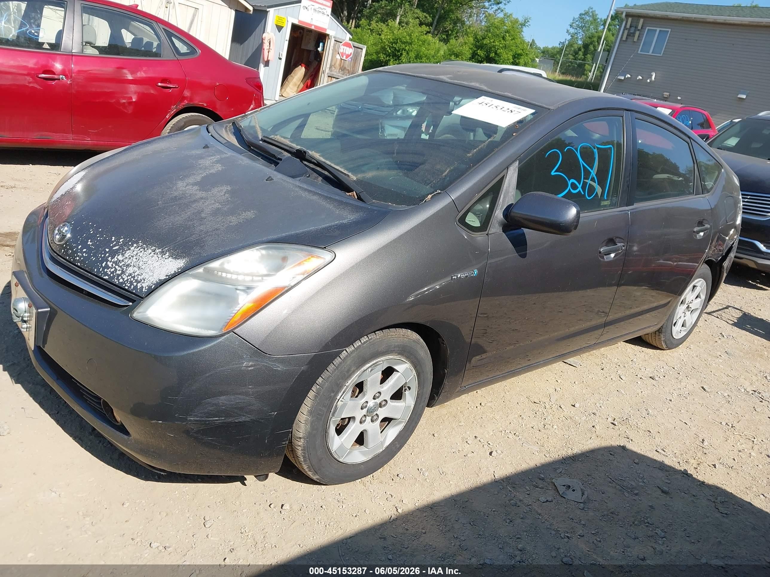 2008 Toyota Prius   Gray vin: JTDKB20U883300543