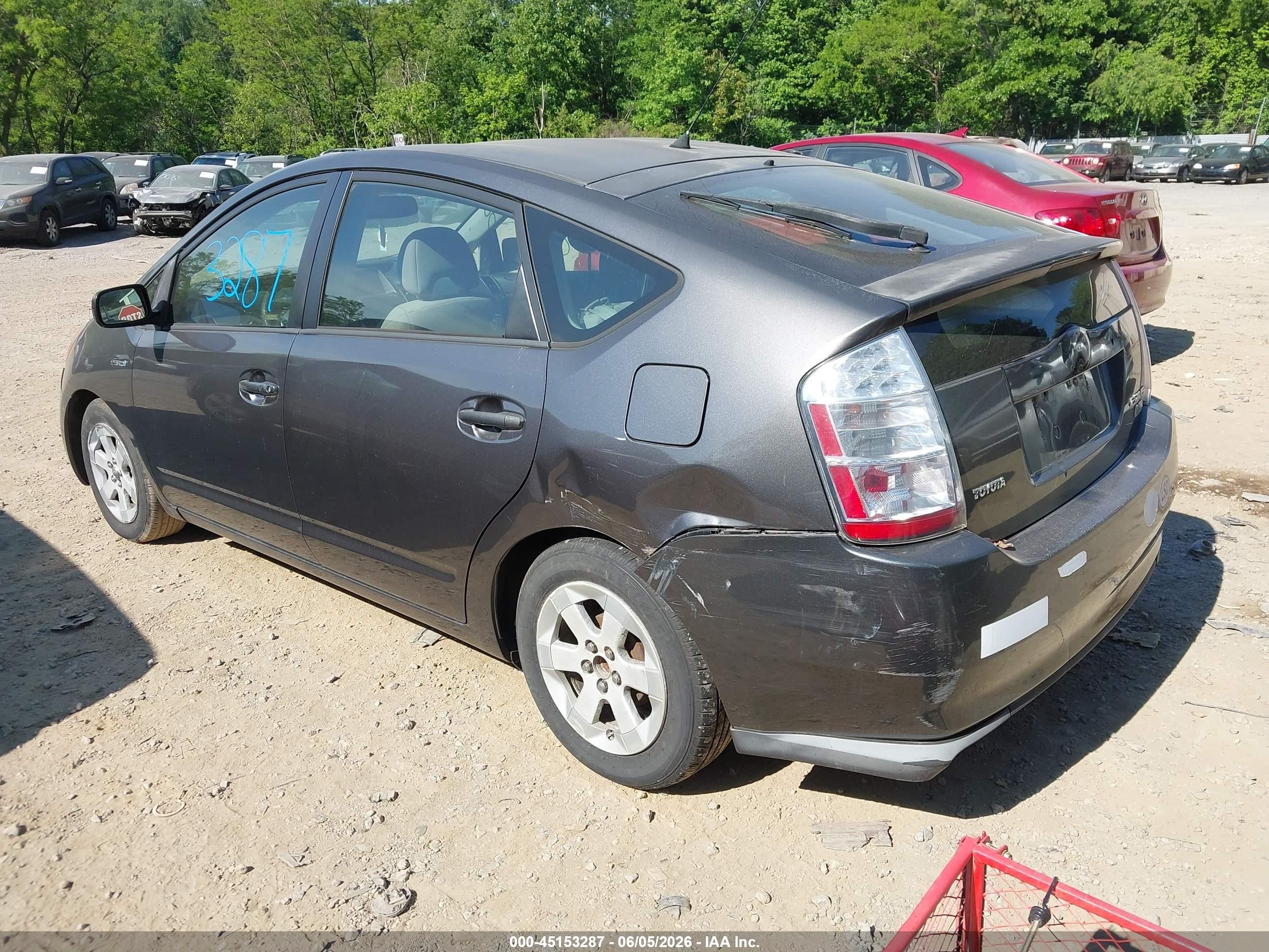 2008 Toyota Prius   Gray vin: JTDKB20U883300543