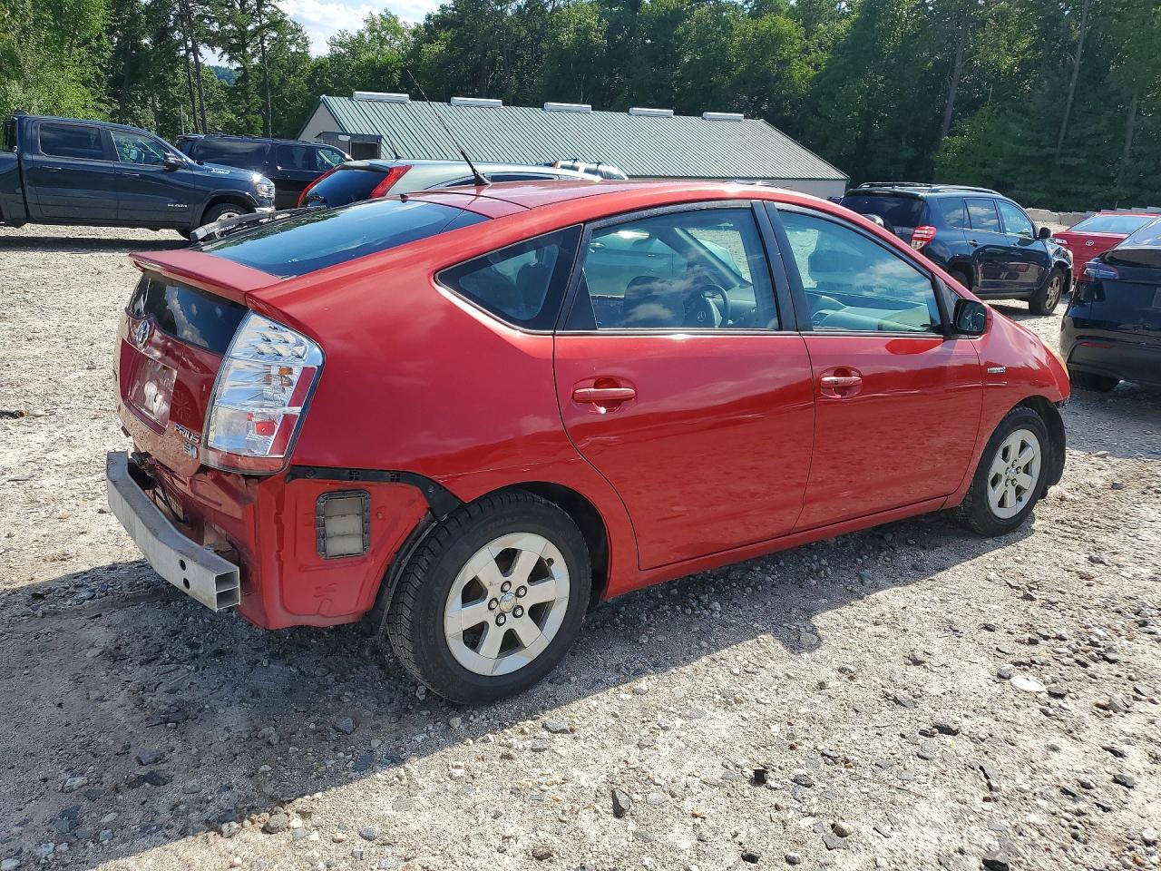 2008 Toyota Prius Base Red vin: JTDKB20U883320324