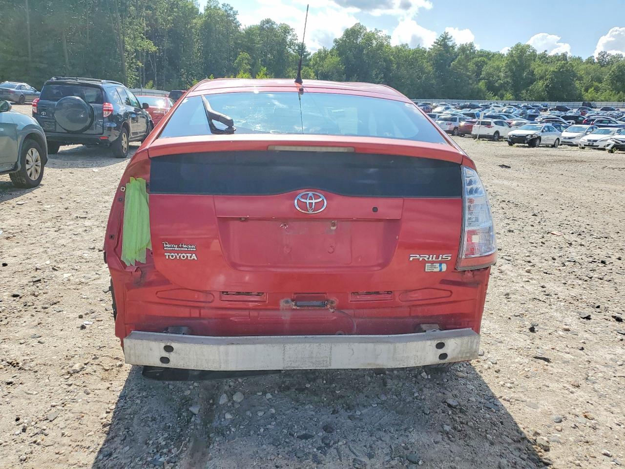 2008 Toyota Prius Base Red vin: JTDKB20U883320324