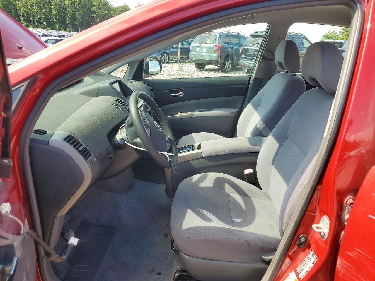 2008 Toyota Prius Base Red vin: JTDKB20U883320324