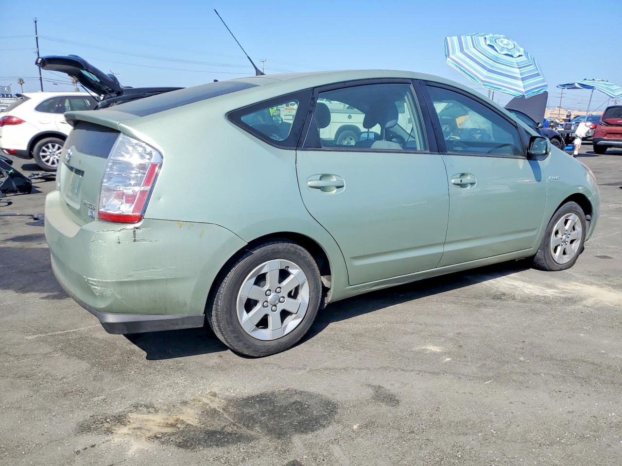 2008 Toyota Prius Base Green vin: JTDKB20U883326706