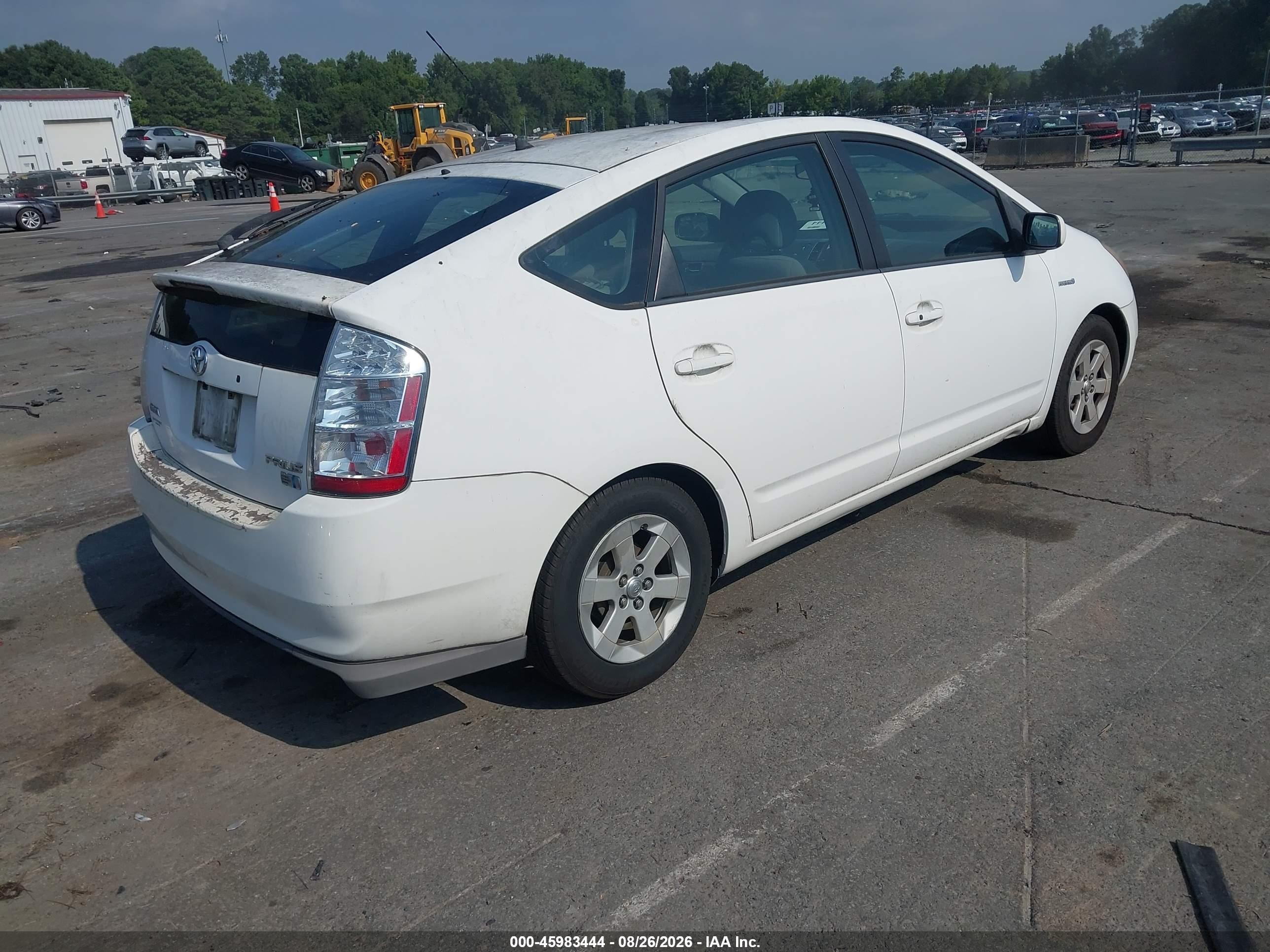 2008 Toyota Prius   Белый vin: JTDKB20U883352769