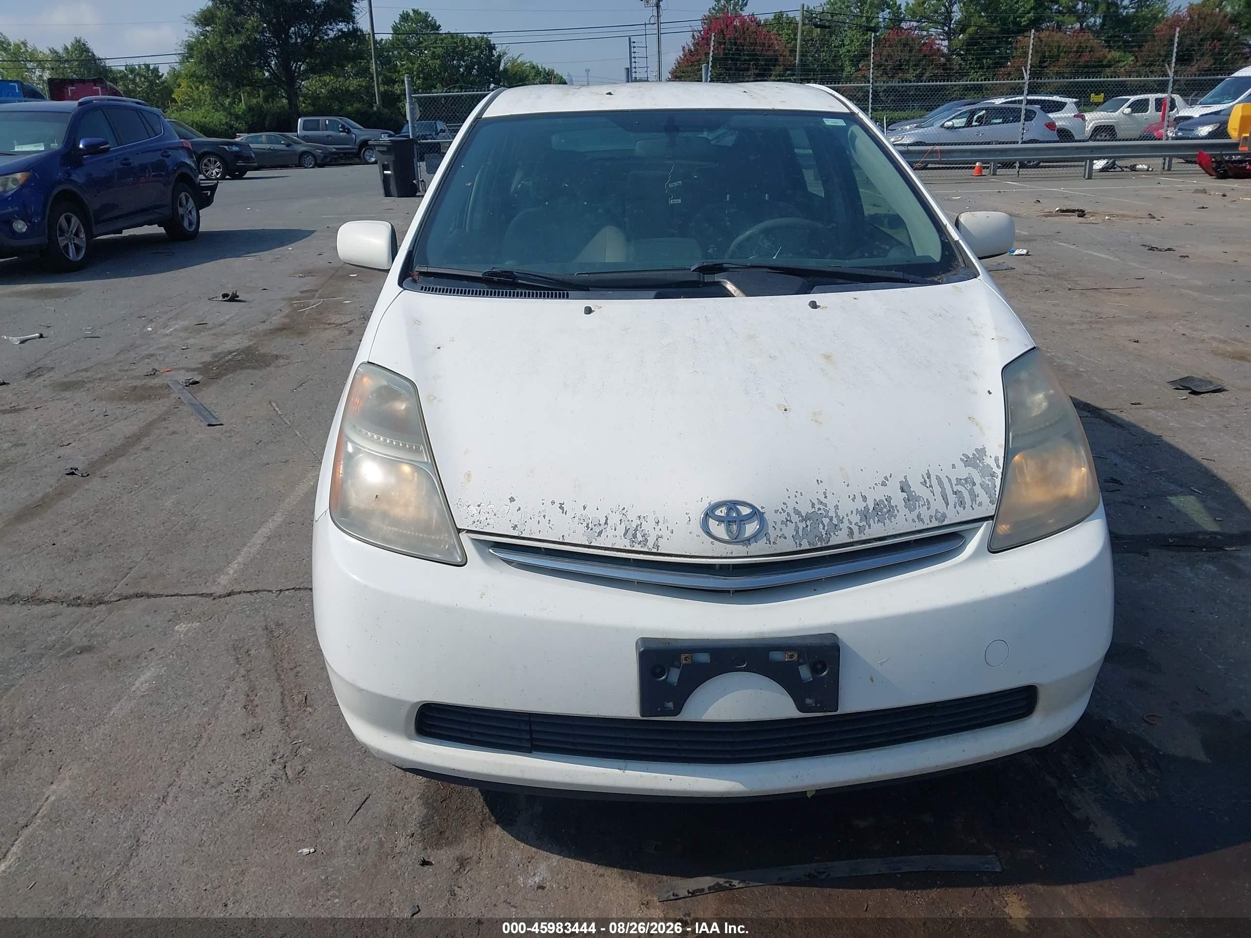 2008 Toyota Prius   Белый vin: JTDKB20U883352769