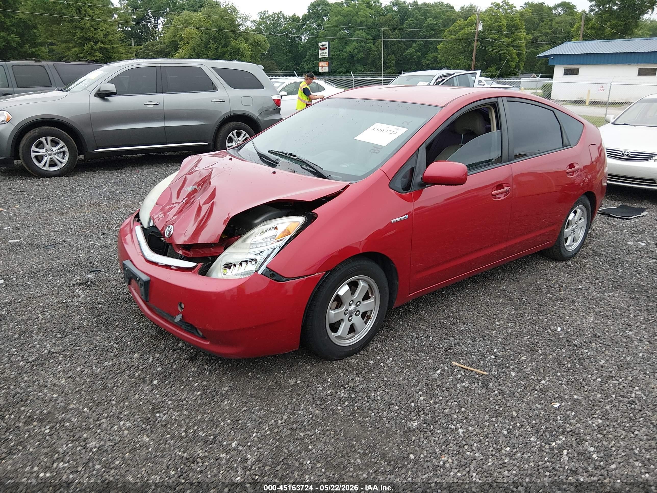 2008 Toyota Prius   Красный vin: JTDKB20U883359916