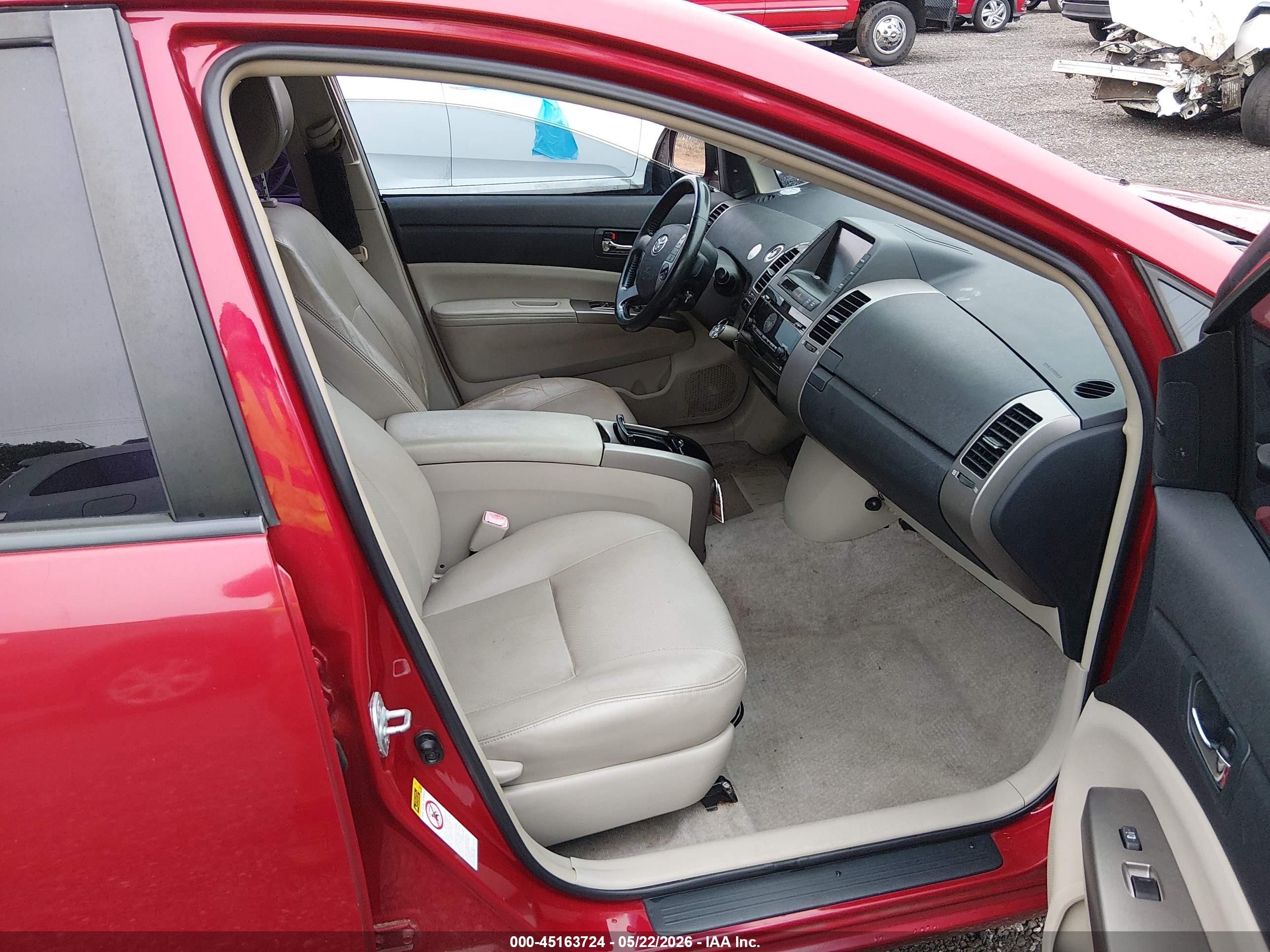 2008 Toyota Prius   Красный vin: JTDKB20U883359916