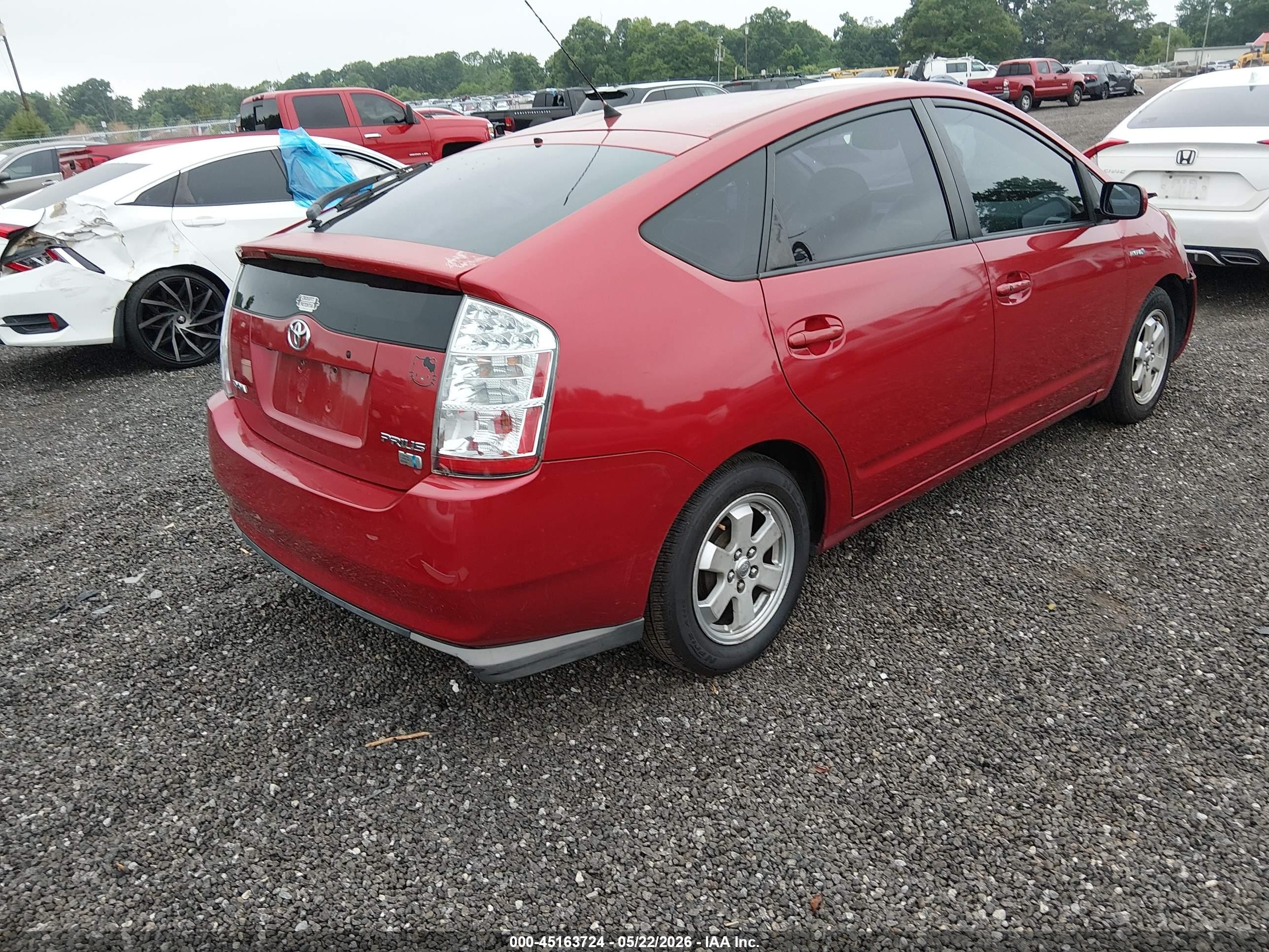 2008 Toyota Prius   Красный vin: JTDKB20U883359916