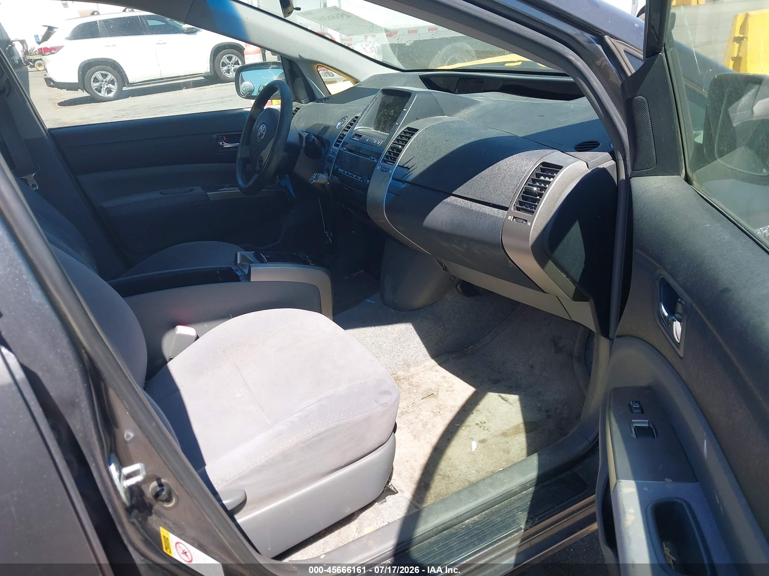 2008 Toyota Prius Gray vin: JTDKB20U883372116