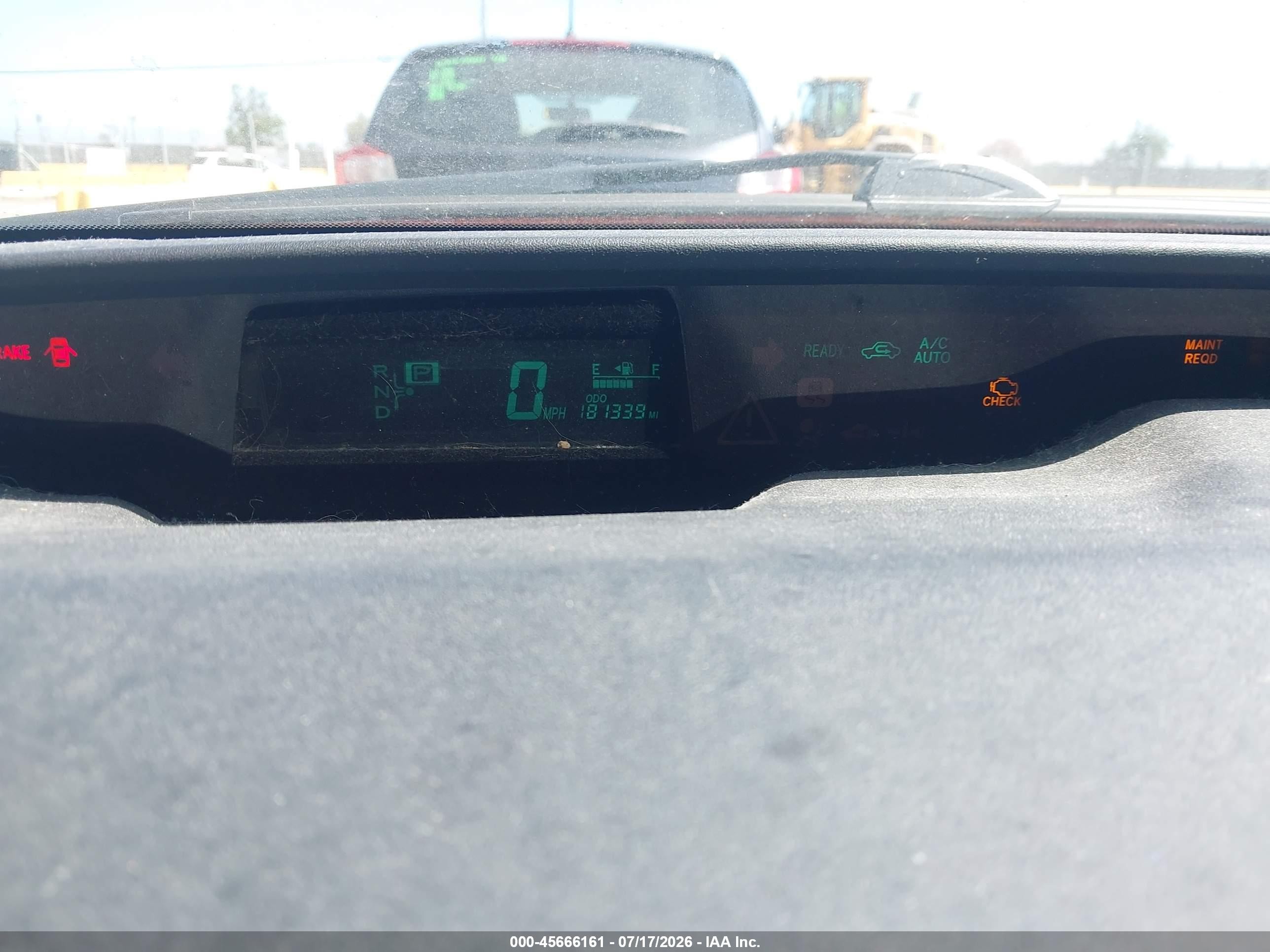 2008 Toyota Prius Gray vin: JTDKB20U883372116