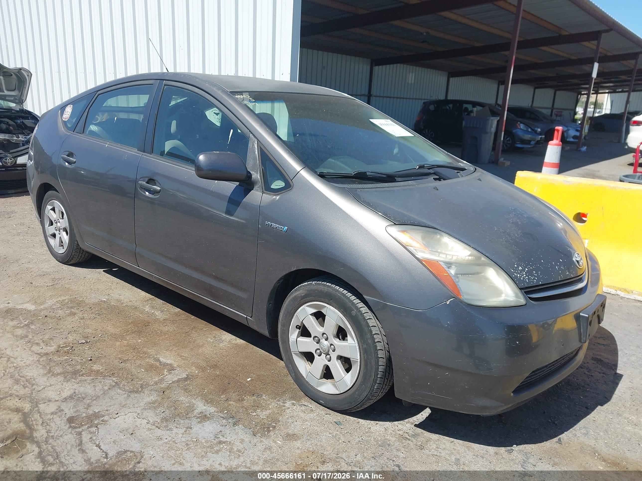 2008 Toyota Prius Gray vin: JTDKB20U883372116