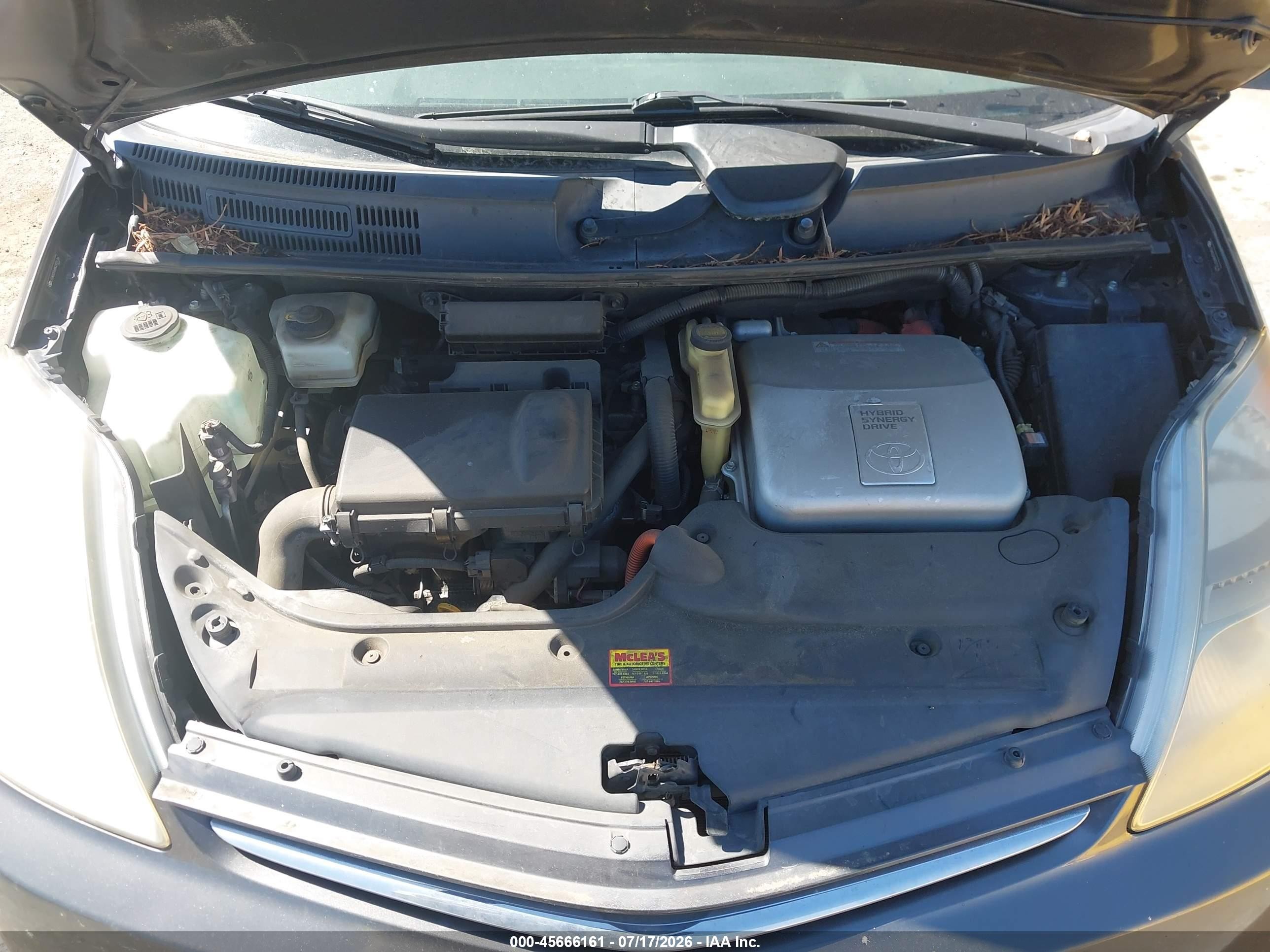 2008 Toyota Prius Gray vin: JTDKB20U883372116