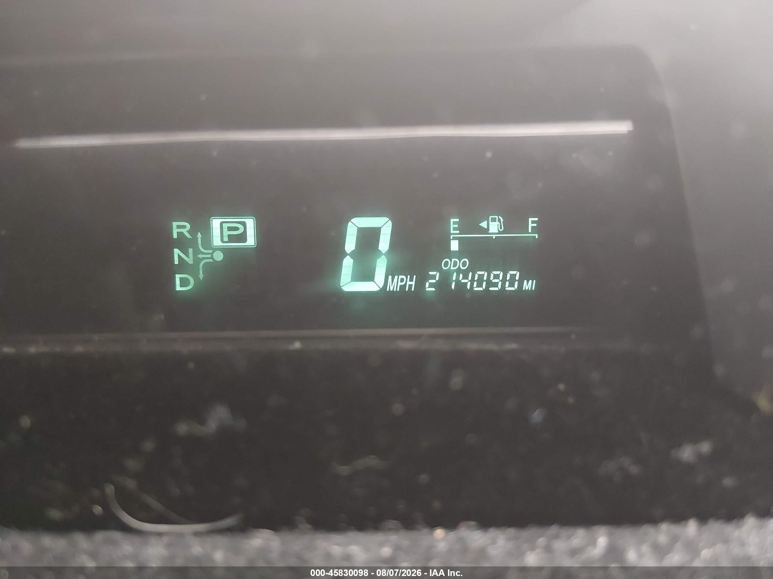 2008 Toyota Prius   Silver vin: JTDKB20U883377073