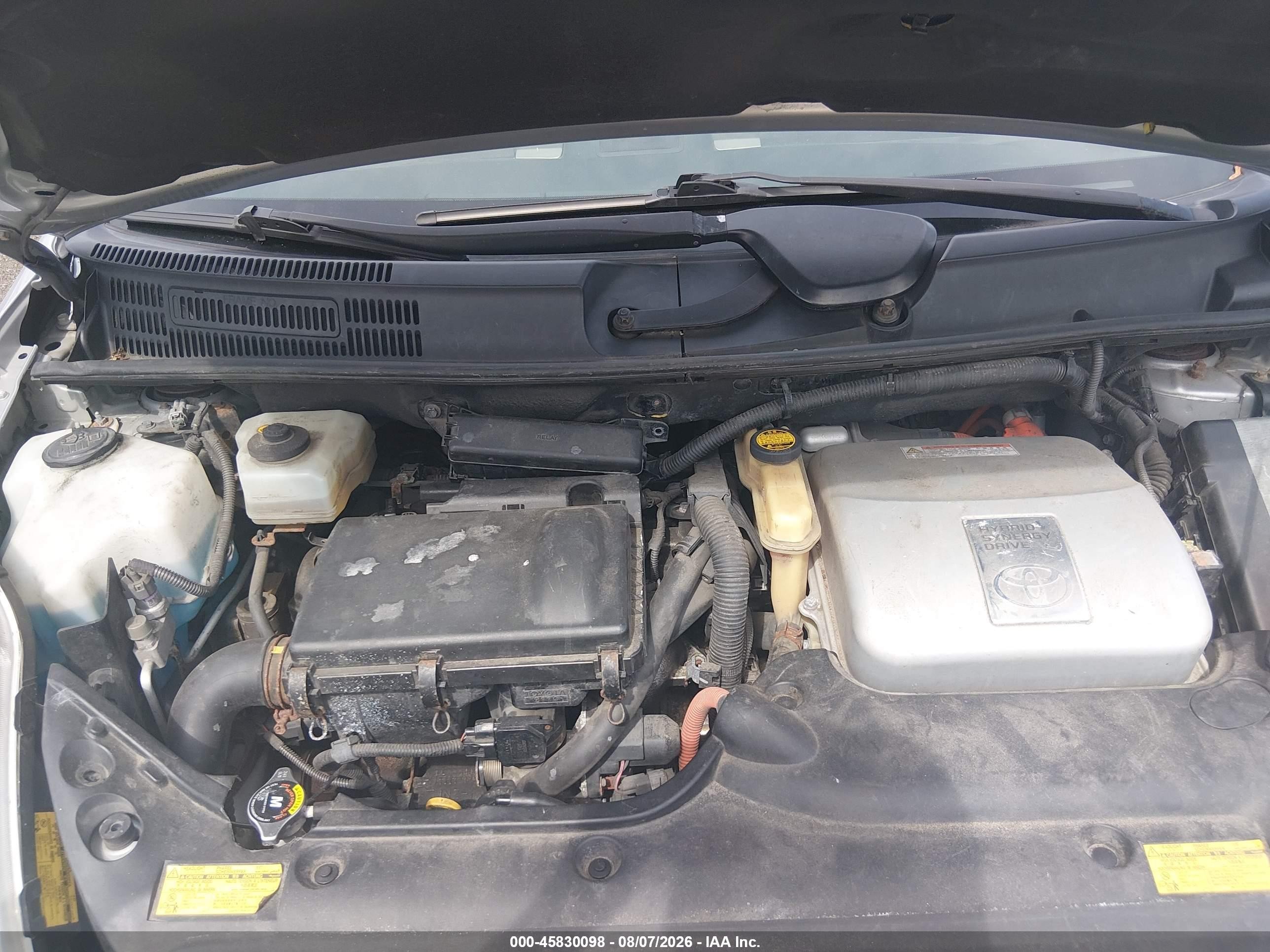 2008 Toyota Prius   Silver vin: JTDKB20U883377073