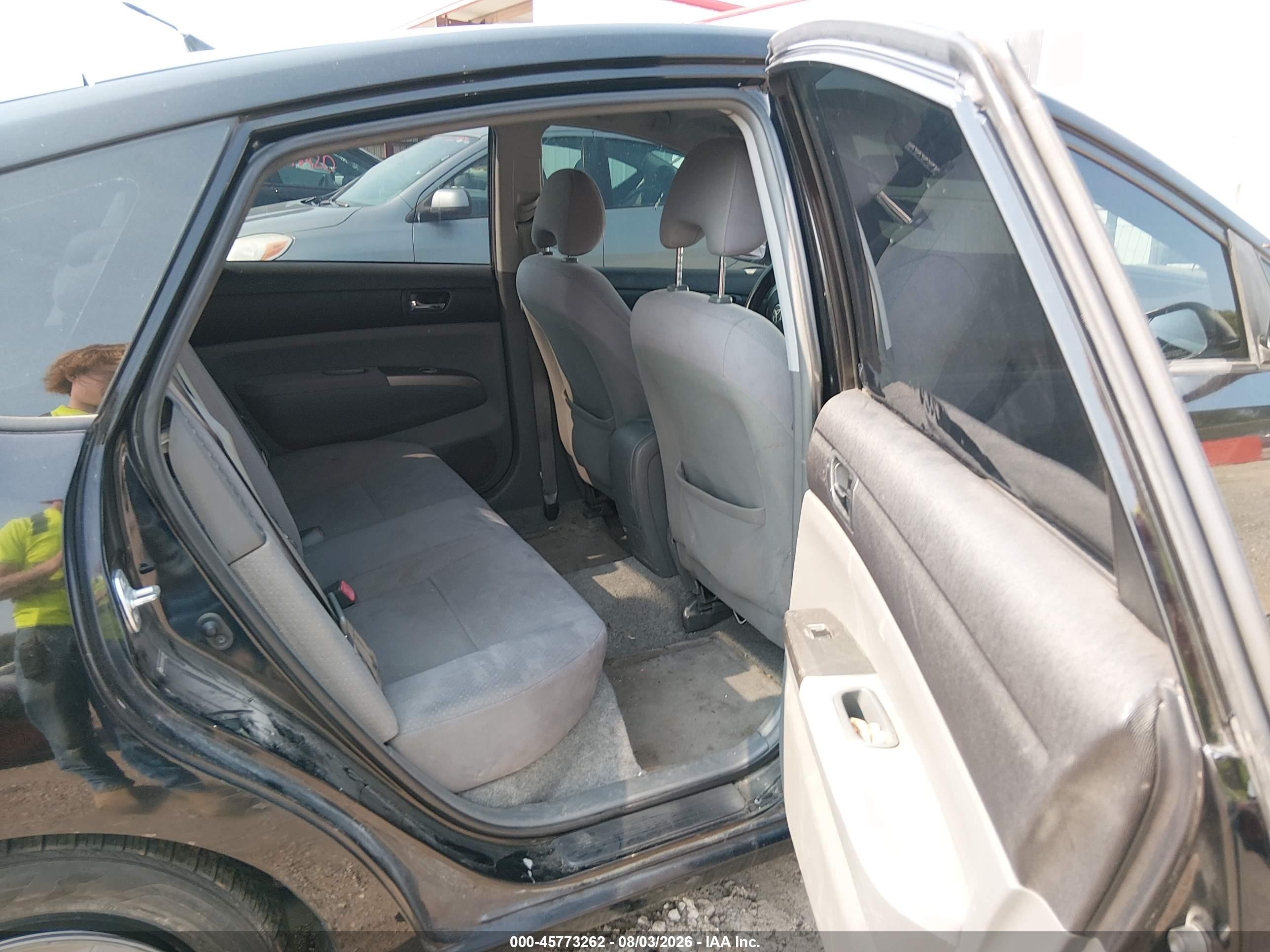 2008 Toyota Prius Black vin: JTDKB20U883417409