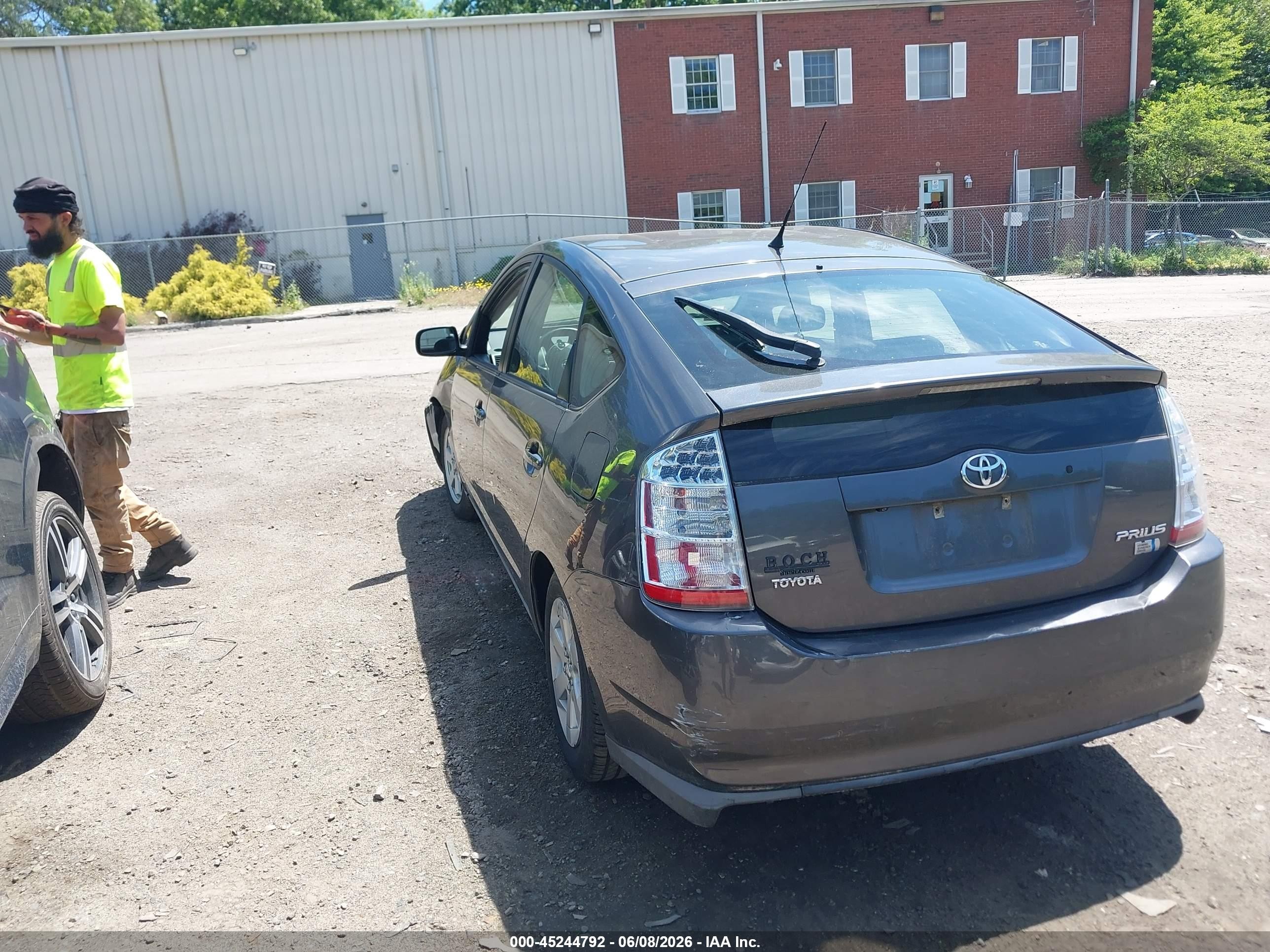 2008 Toyota Prius   Gray vin: JTDKB20U883433500