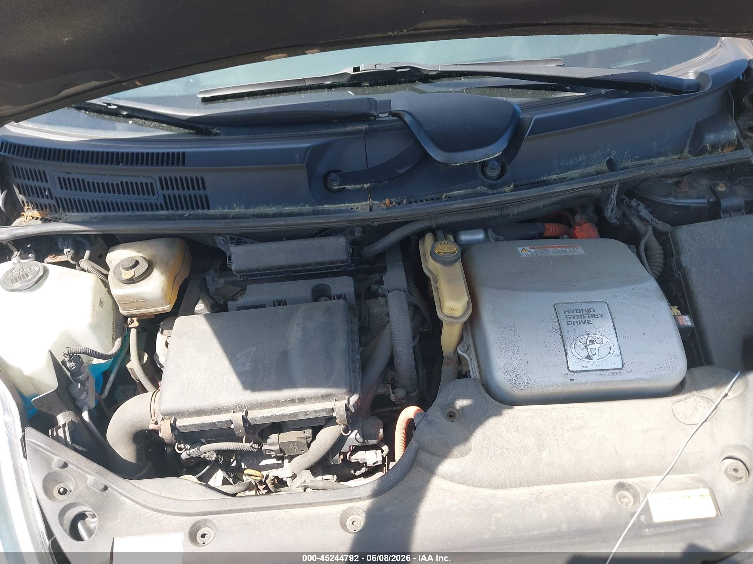 2008 Toyota Prius   Gray vin: JTDKB20U883433500