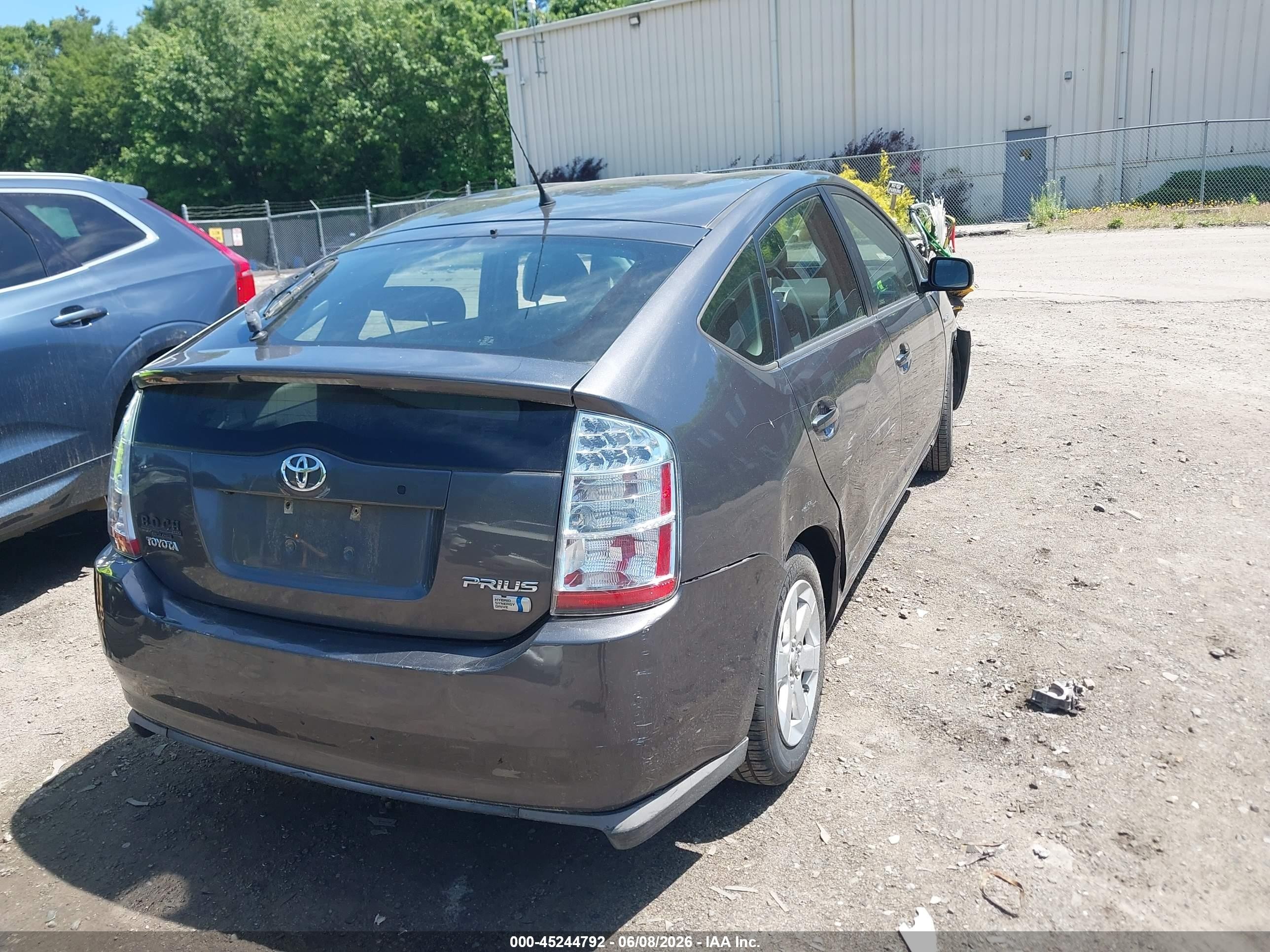 2008 Toyota Prius   Gray vin: JTDKB20U883433500