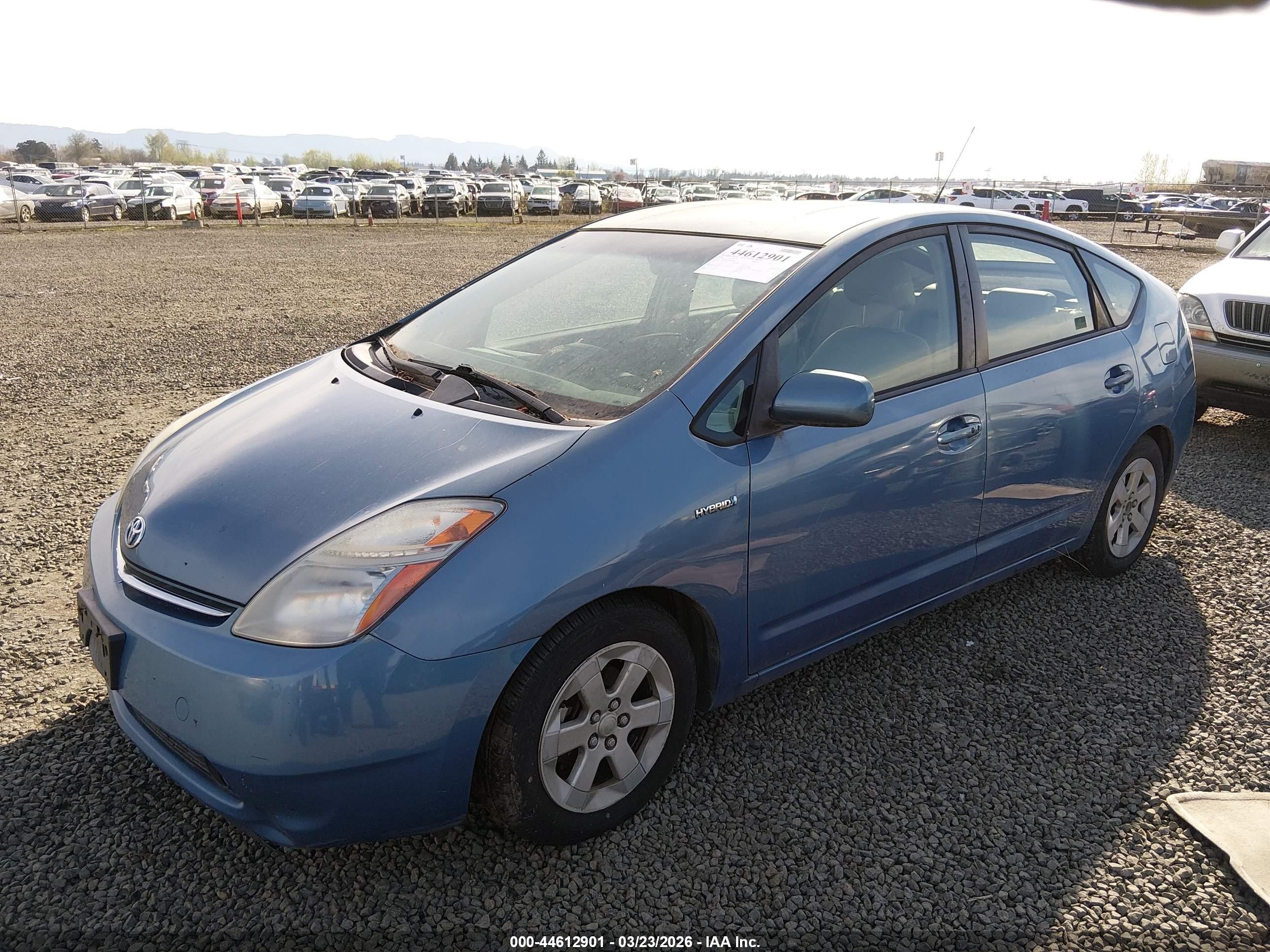 2008 Toyota Prius   Light Blue vin: JTDKB20U887696398