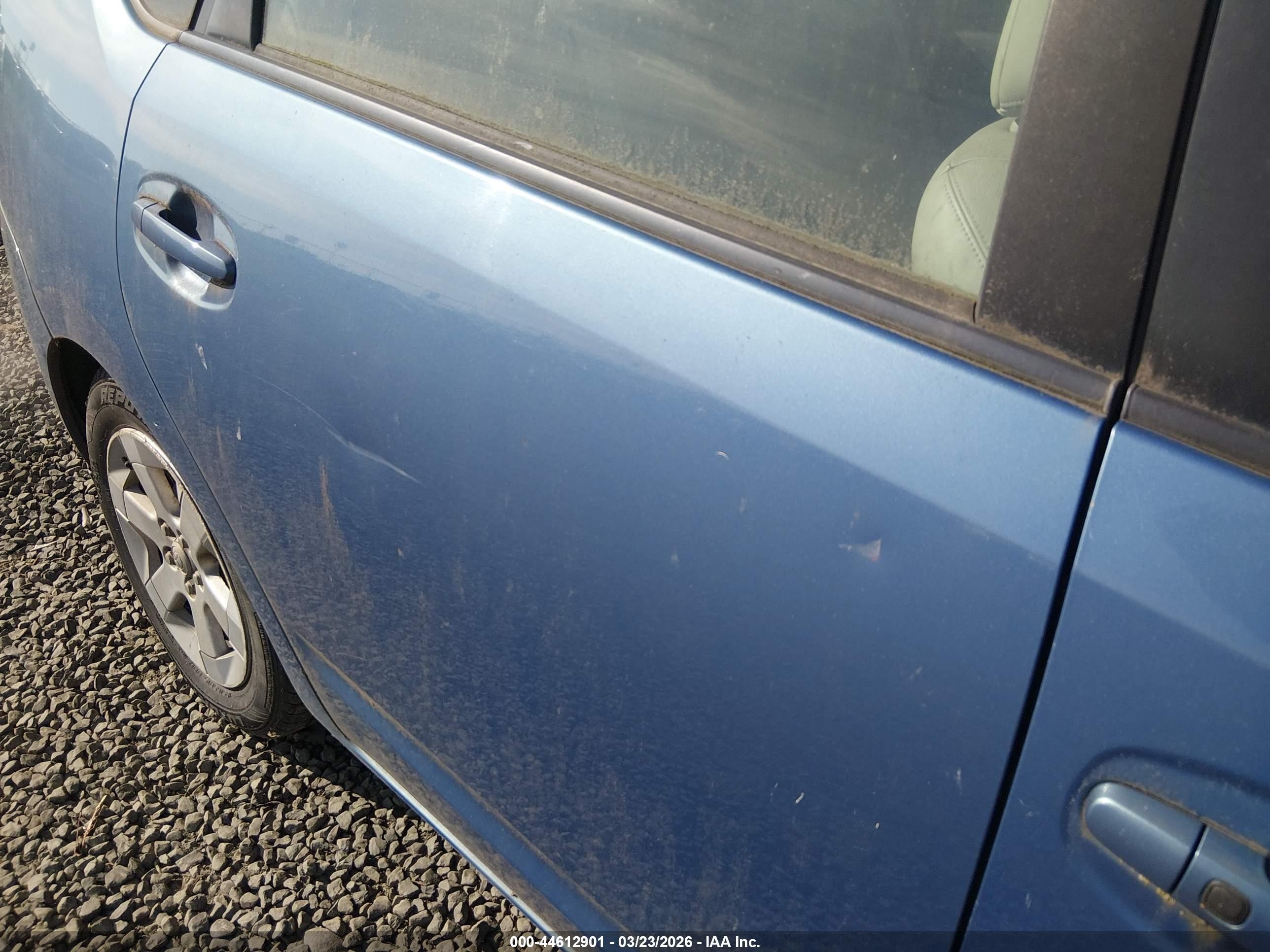 2008 Toyota Prius   Light Blue vin: JTDKB20U887696398