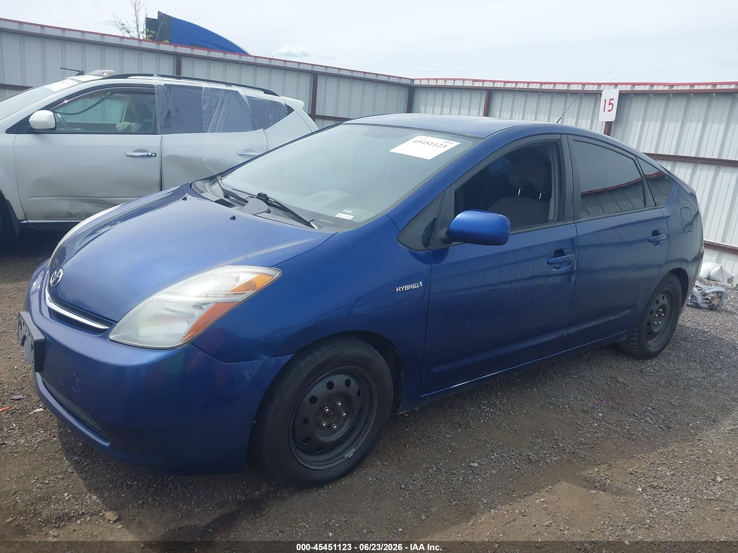 2008 Toyota Prius   Синий vin: JTDKB20U887696675