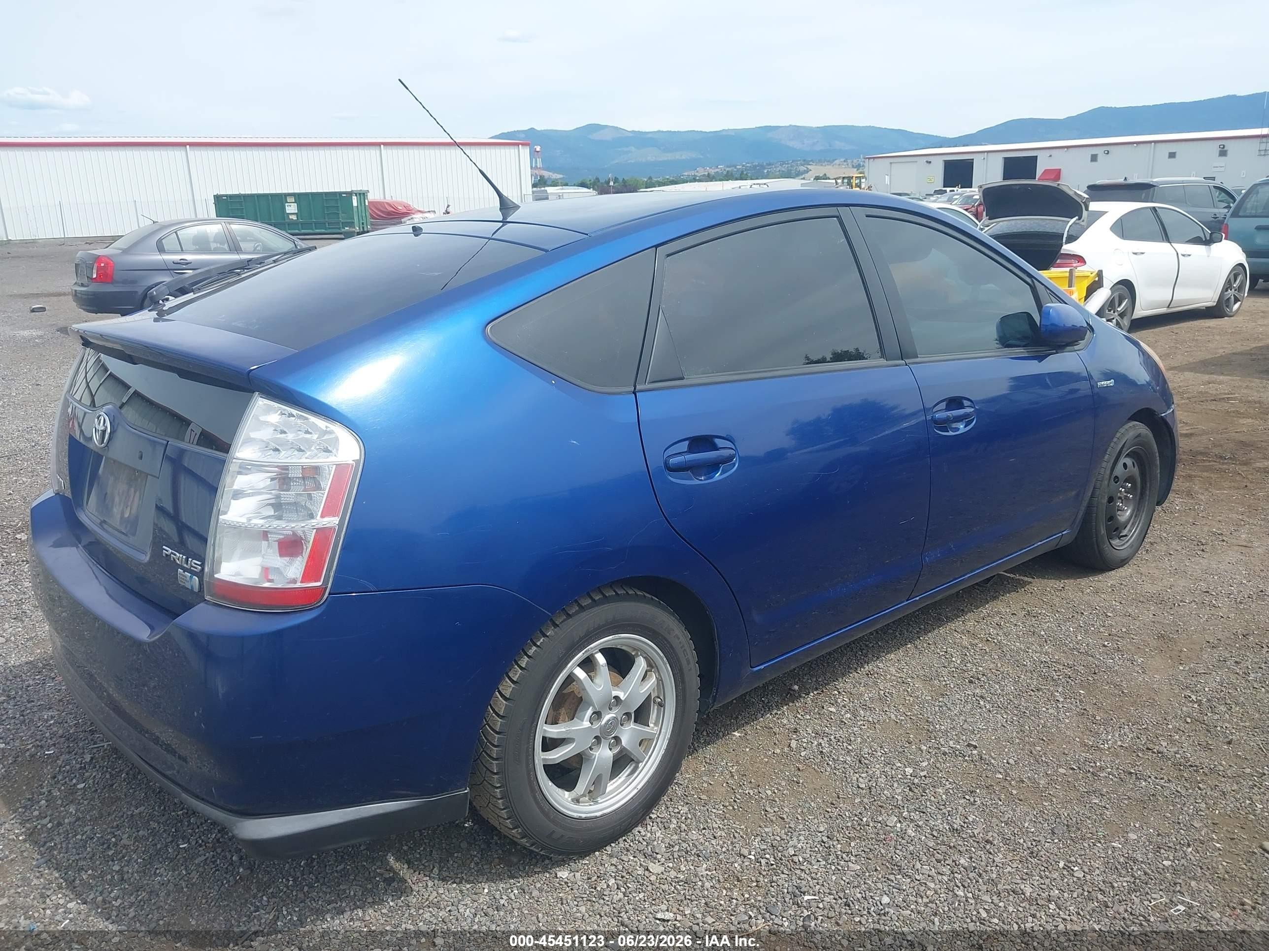 2008 Toyota Prius   Синий vin: JTDKB20U887696675
