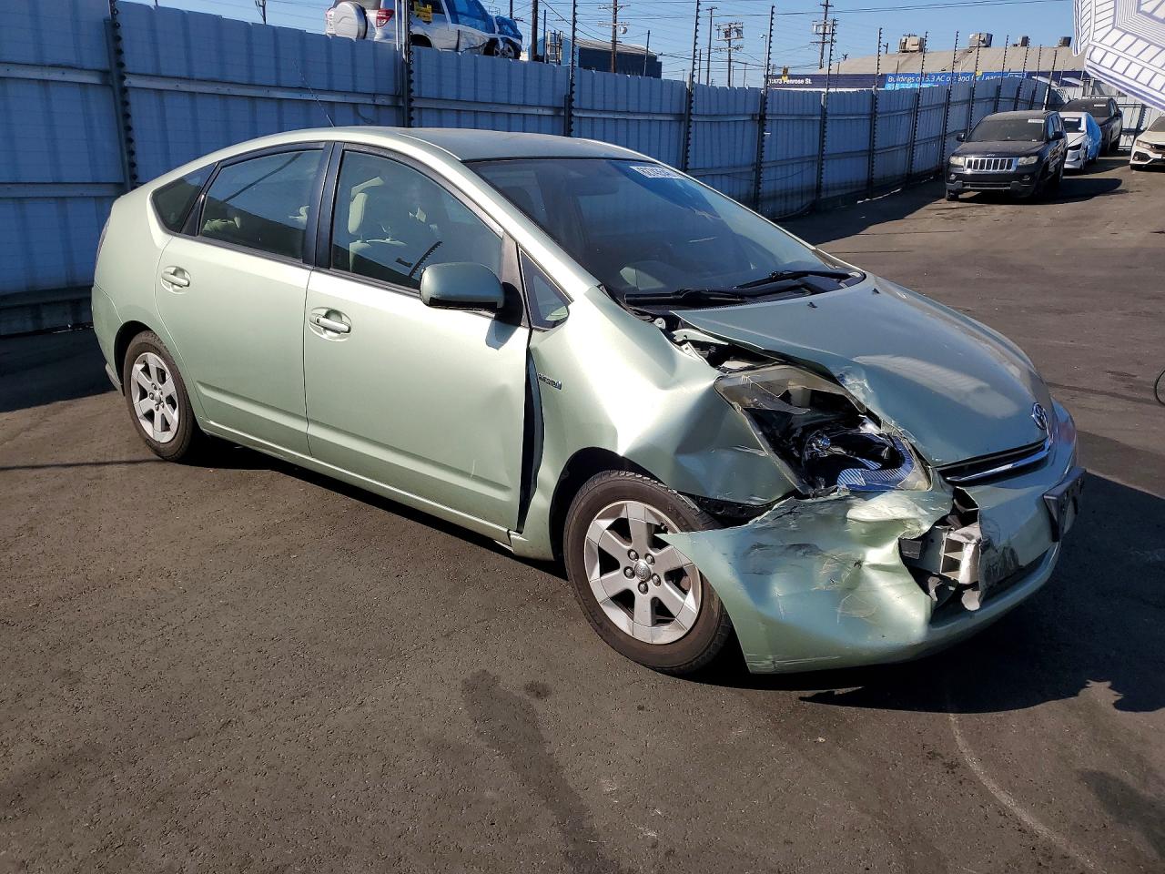 2008 Toyota Prius Base Green vin: JTDKB20U887697065