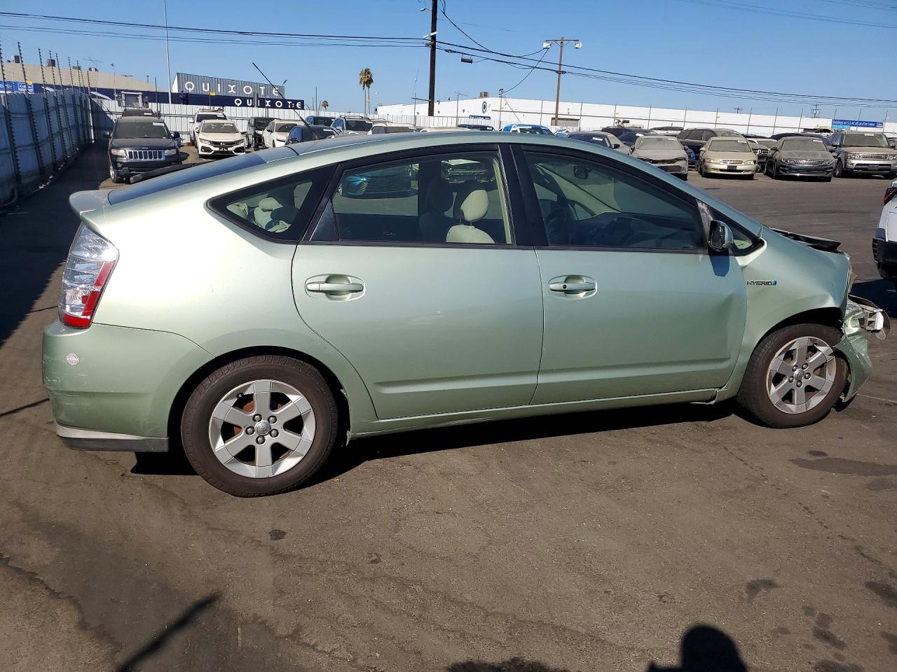 2008 Toyota Prius Base Green vin: JTDKB20U887697065