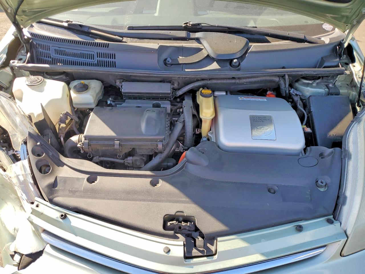 2008 Toyota Prius Base Green vin: JTDKB20U887697065