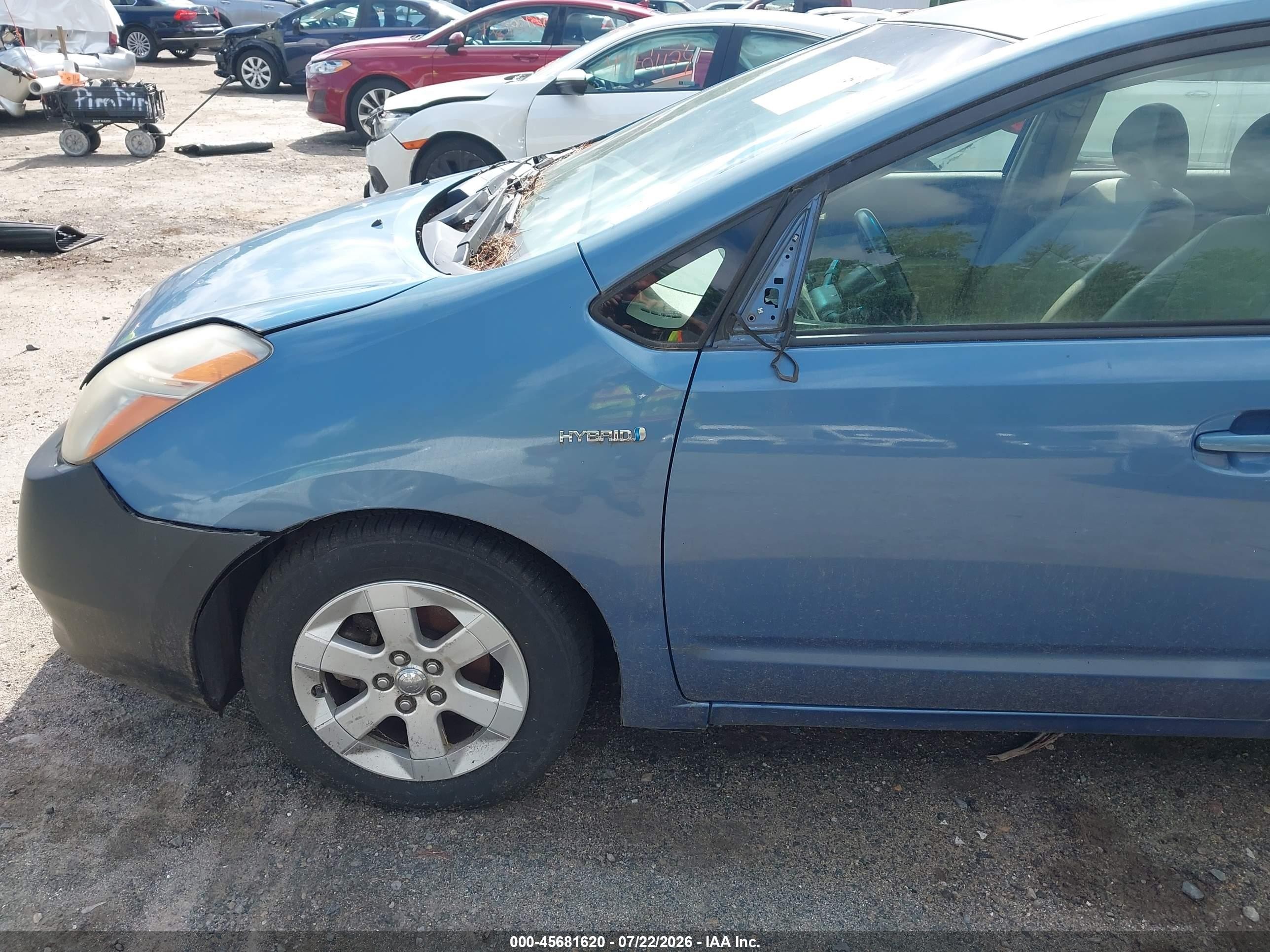 2008 Toyota Prius   Синий vin: JTDKB20U887705049