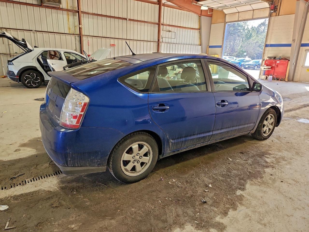 2008 Toyota Prius Blue vin: JTDKB20U887715449