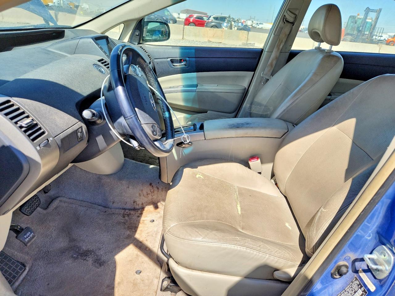2008 Toyota Prius Base Синий vin: JTDKB20U887715676