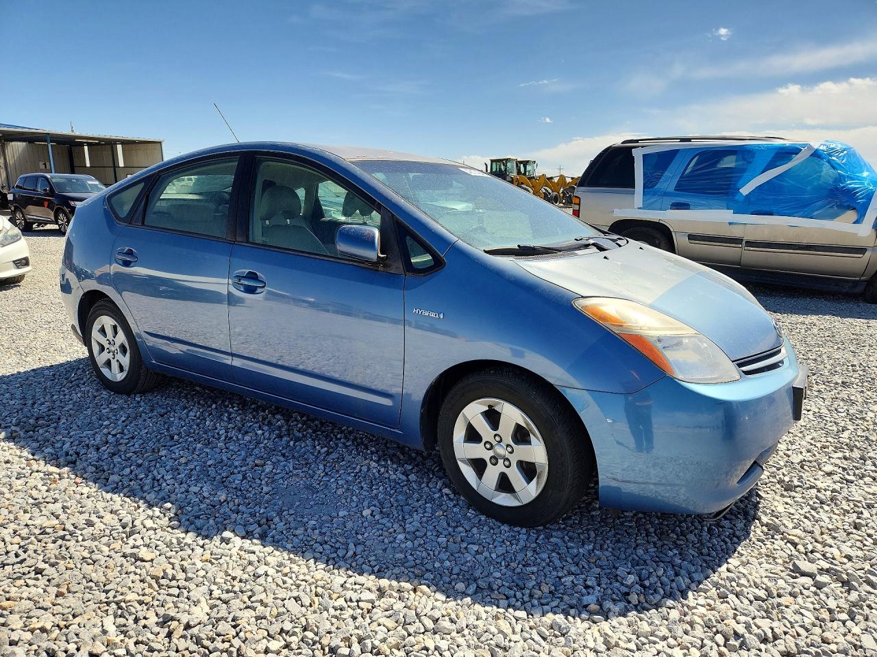2008 Toyota Prius Base Синий vin: JTDKB20U887715676