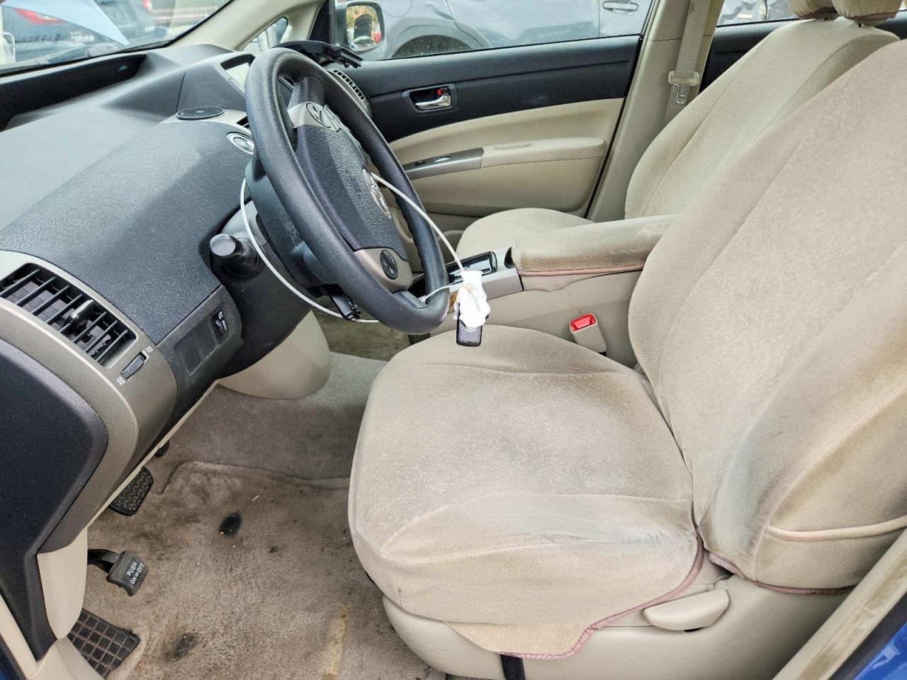 2008 Toyota Prius Base Blue vin: JTDKB20U887719209