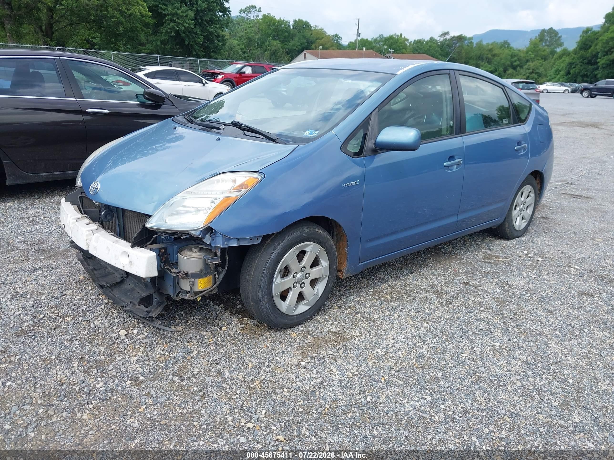 2008 Toyota Prius   Blue vin: JTDKB20U887722983