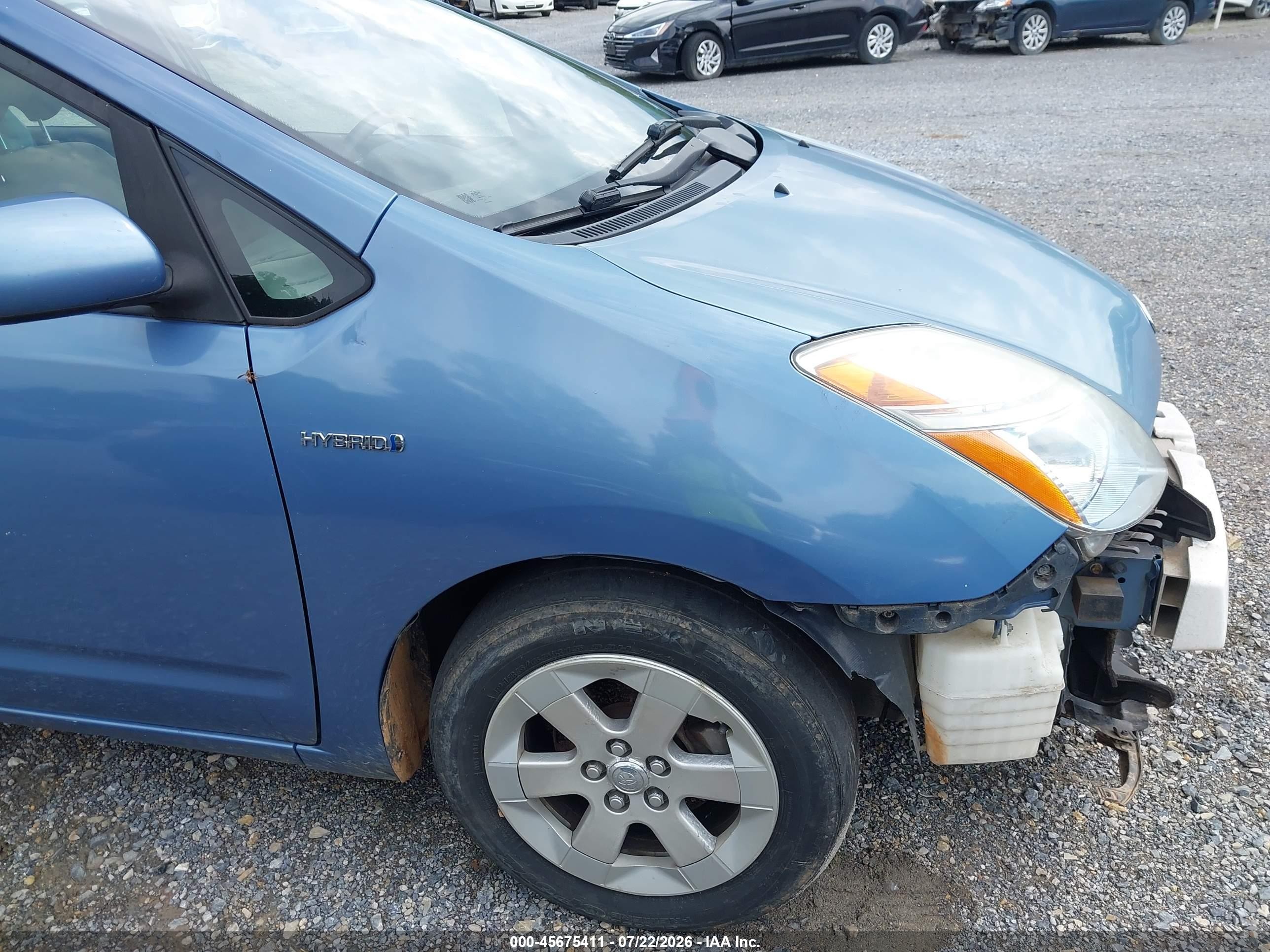 2008 Toyota Prius   Blue vin: JTDKB20U887722983