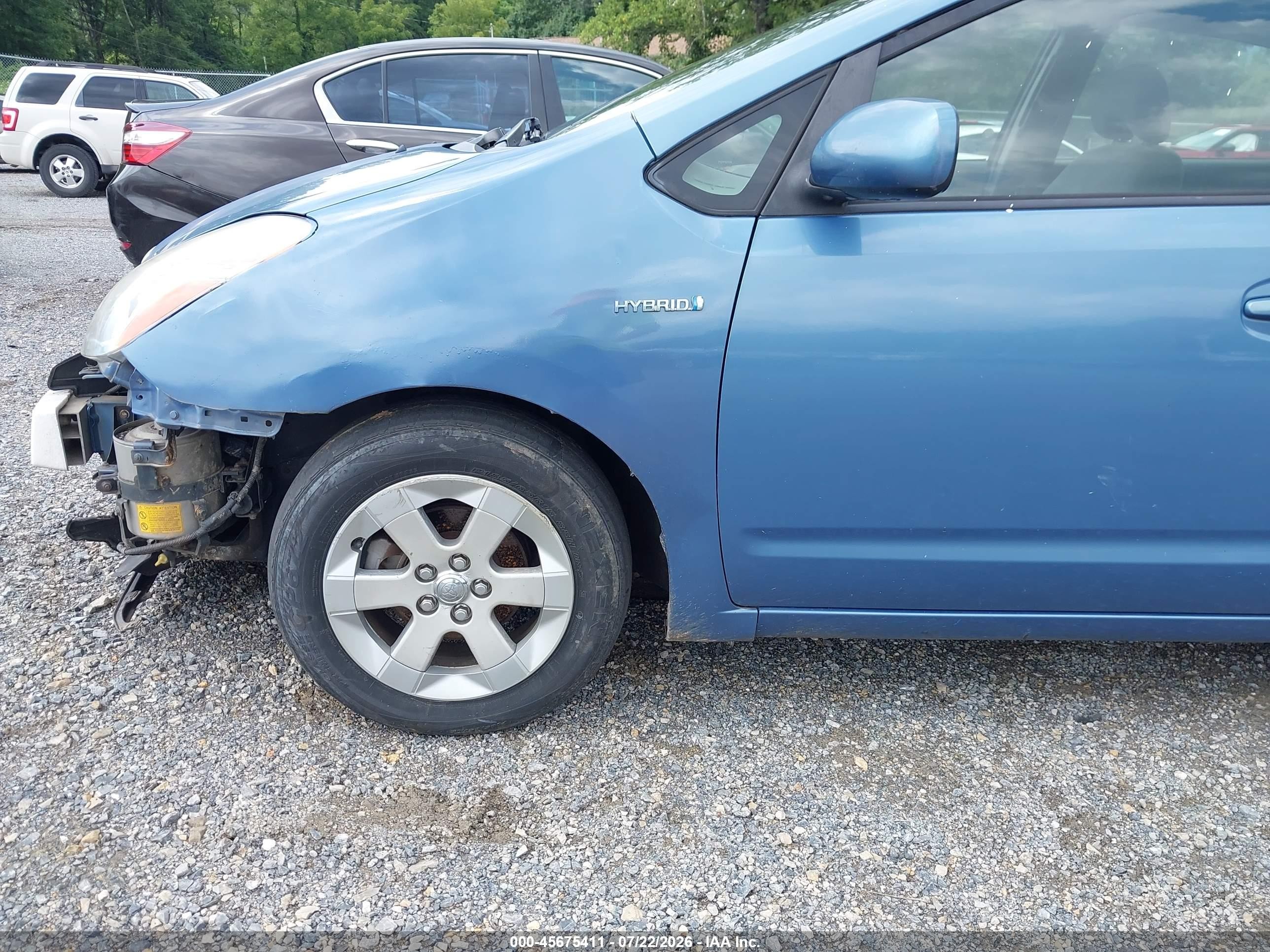 2008 Toyota Prius   Blue vin: JTDKB20U887722983