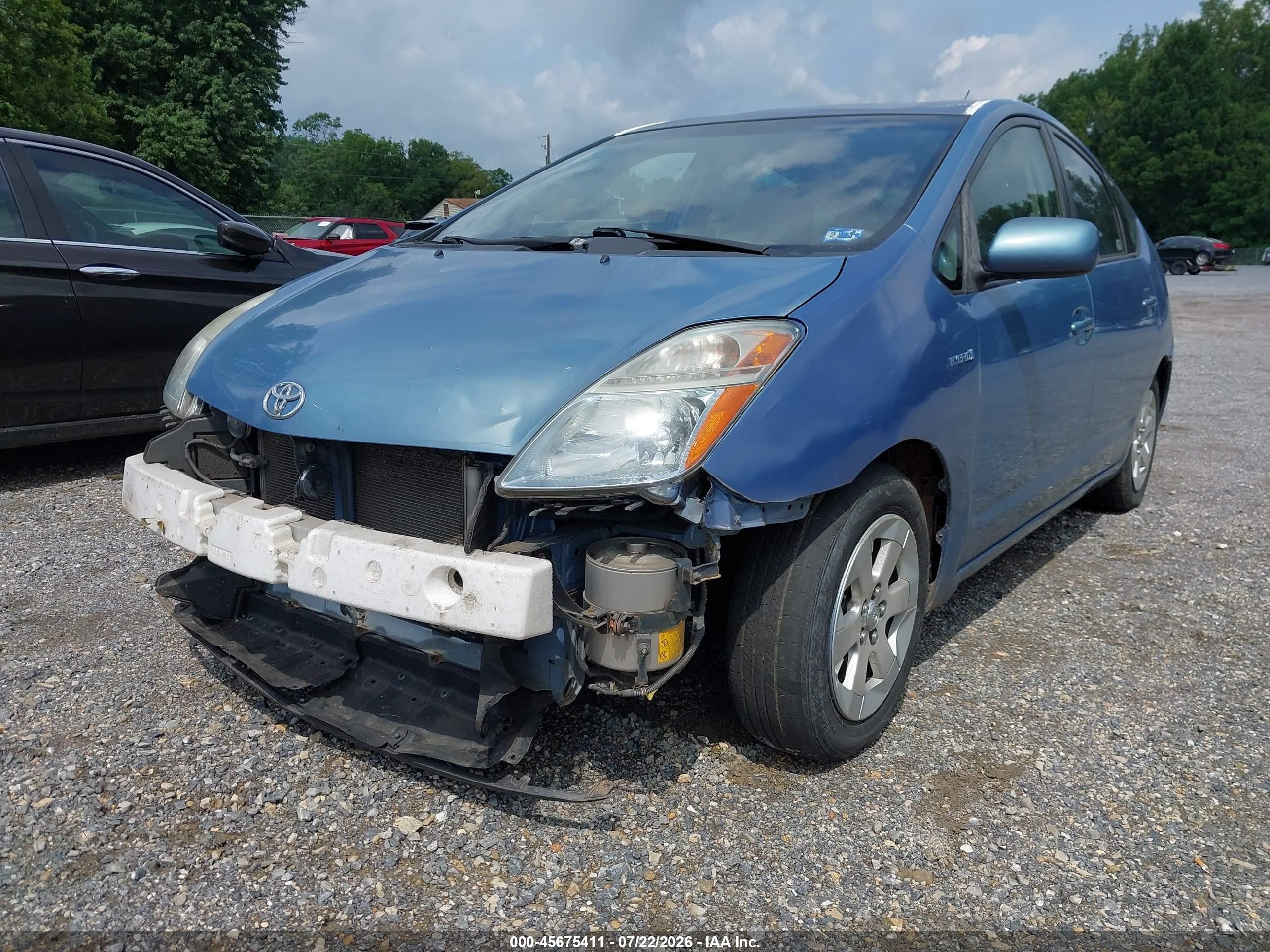2008 Toyota Prius   Blue vin: JTDKB20U887722983