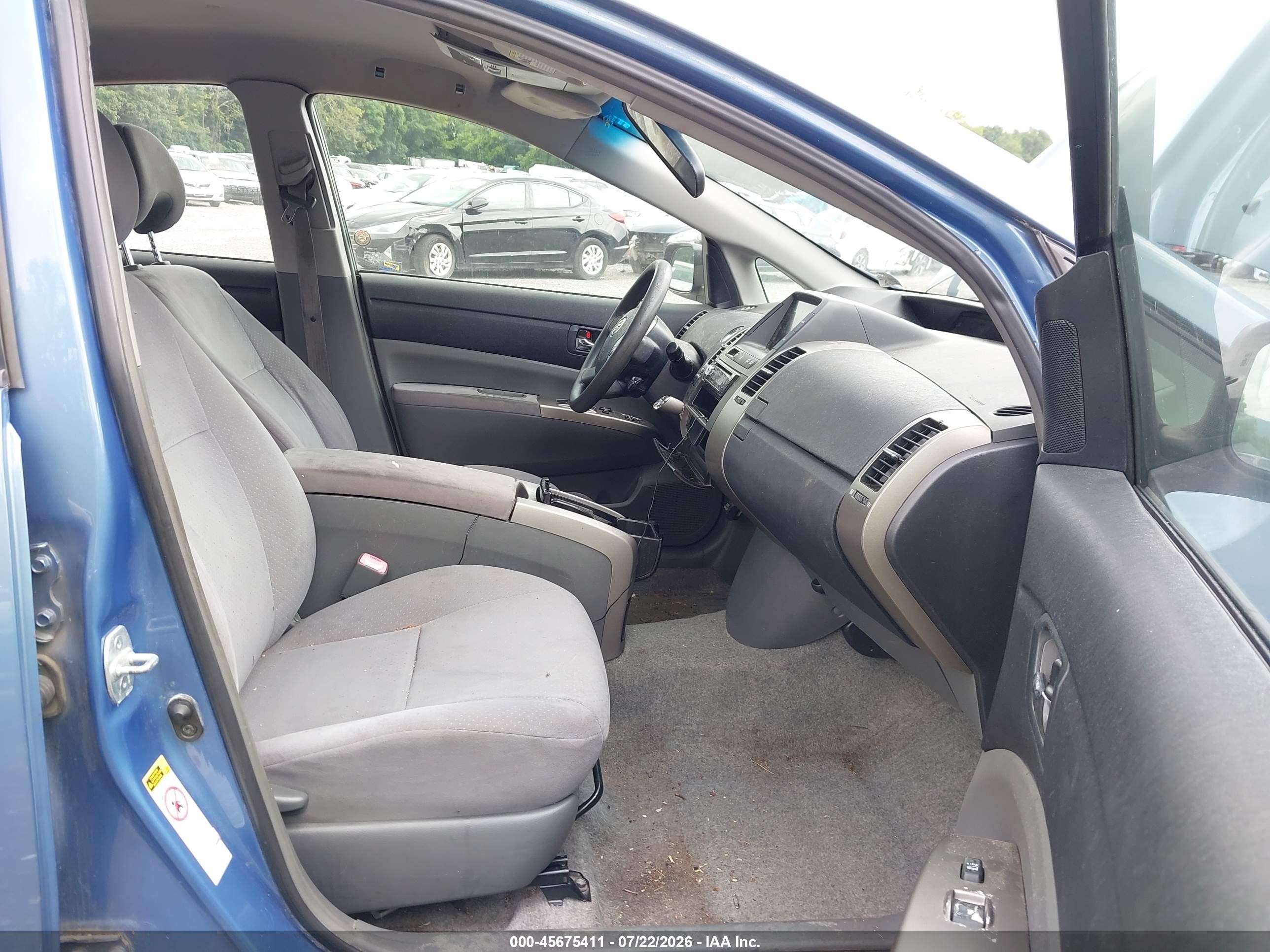 2008 Toyota Prius   Blue vin: JTDKB20U887722983