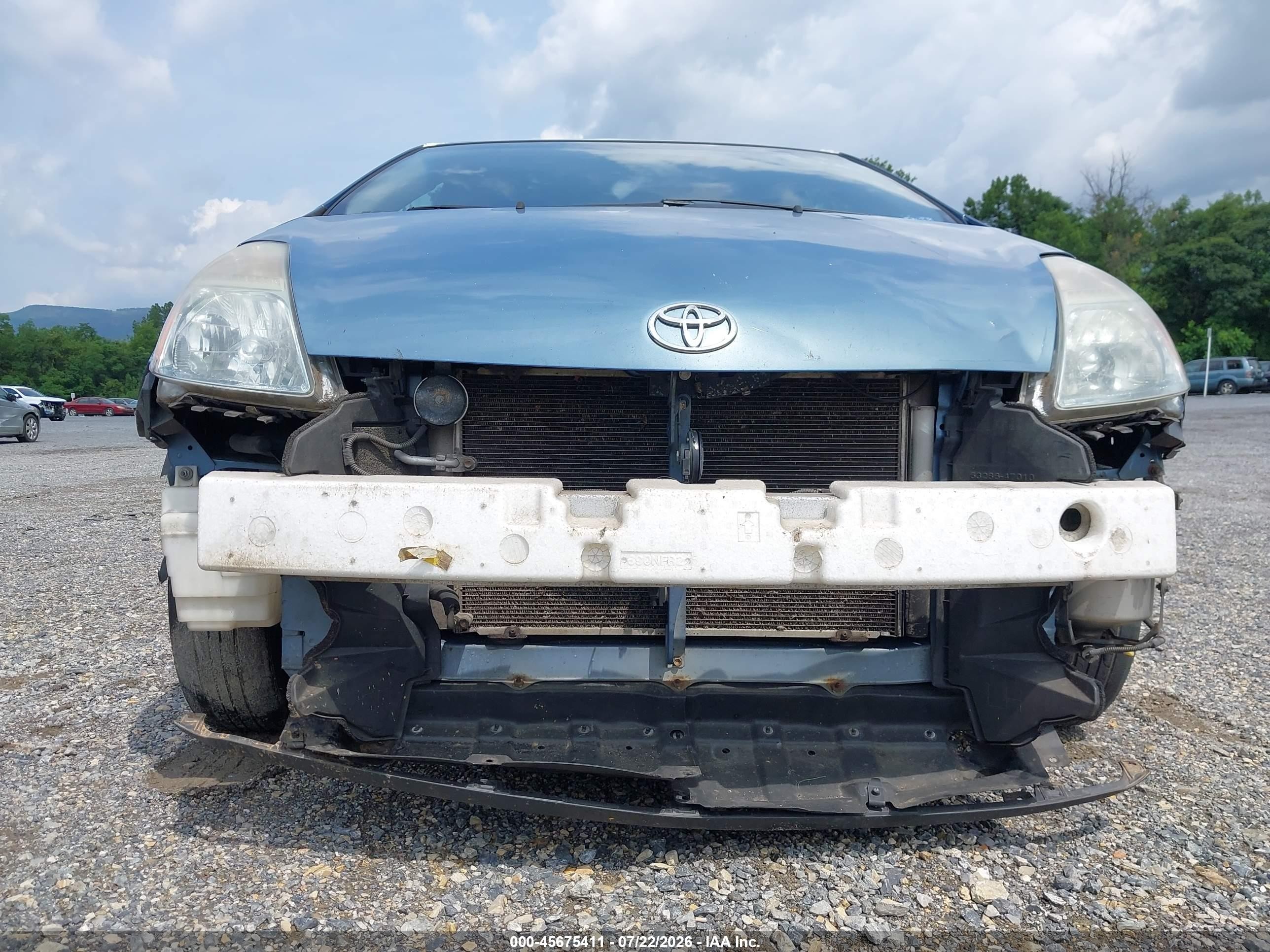 2008 Toyota Prius   Blue vin: JTDKB20U887722983