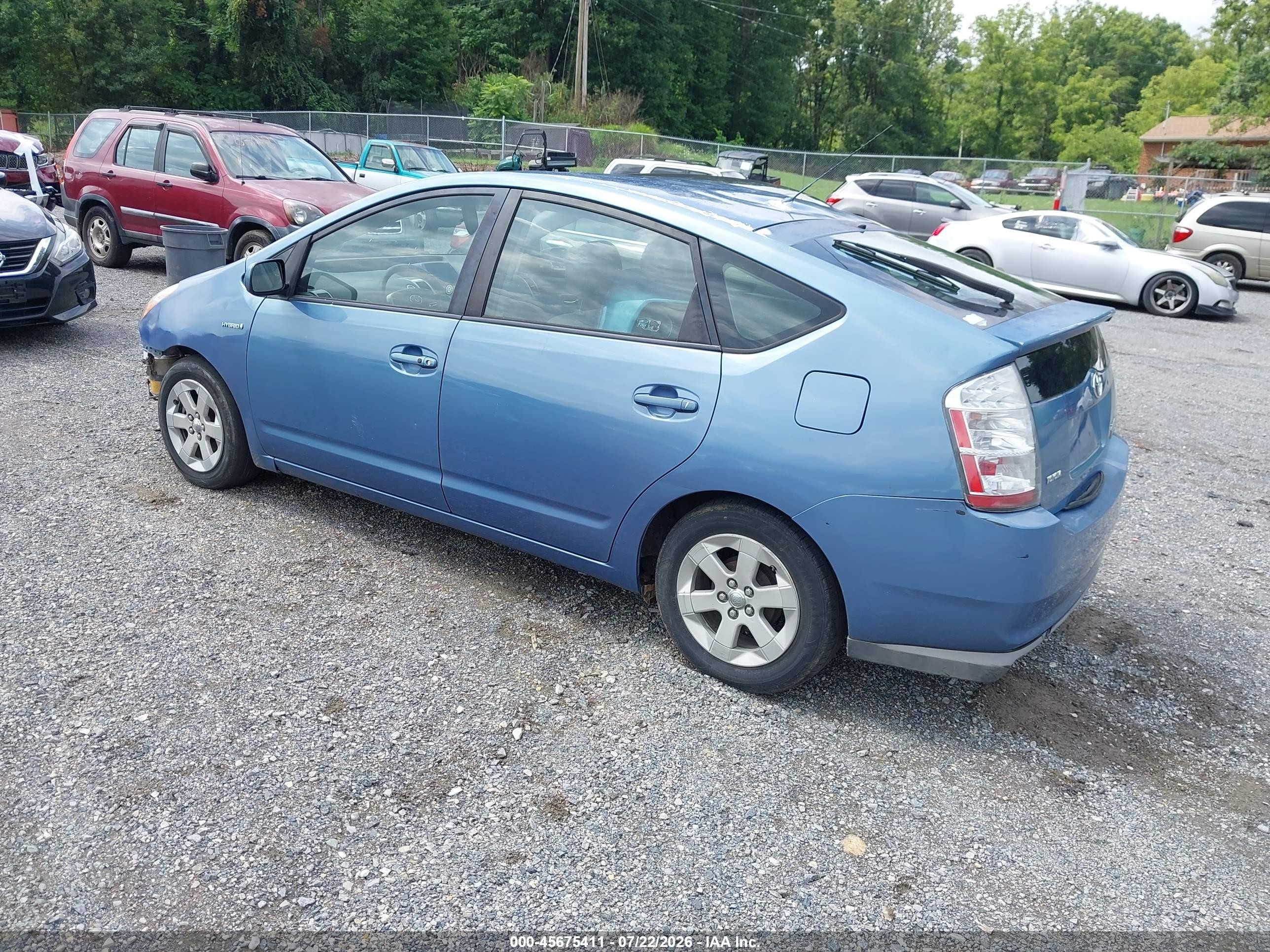 2008 Toyota Prius   Blue vin: JTDKB20U887722983