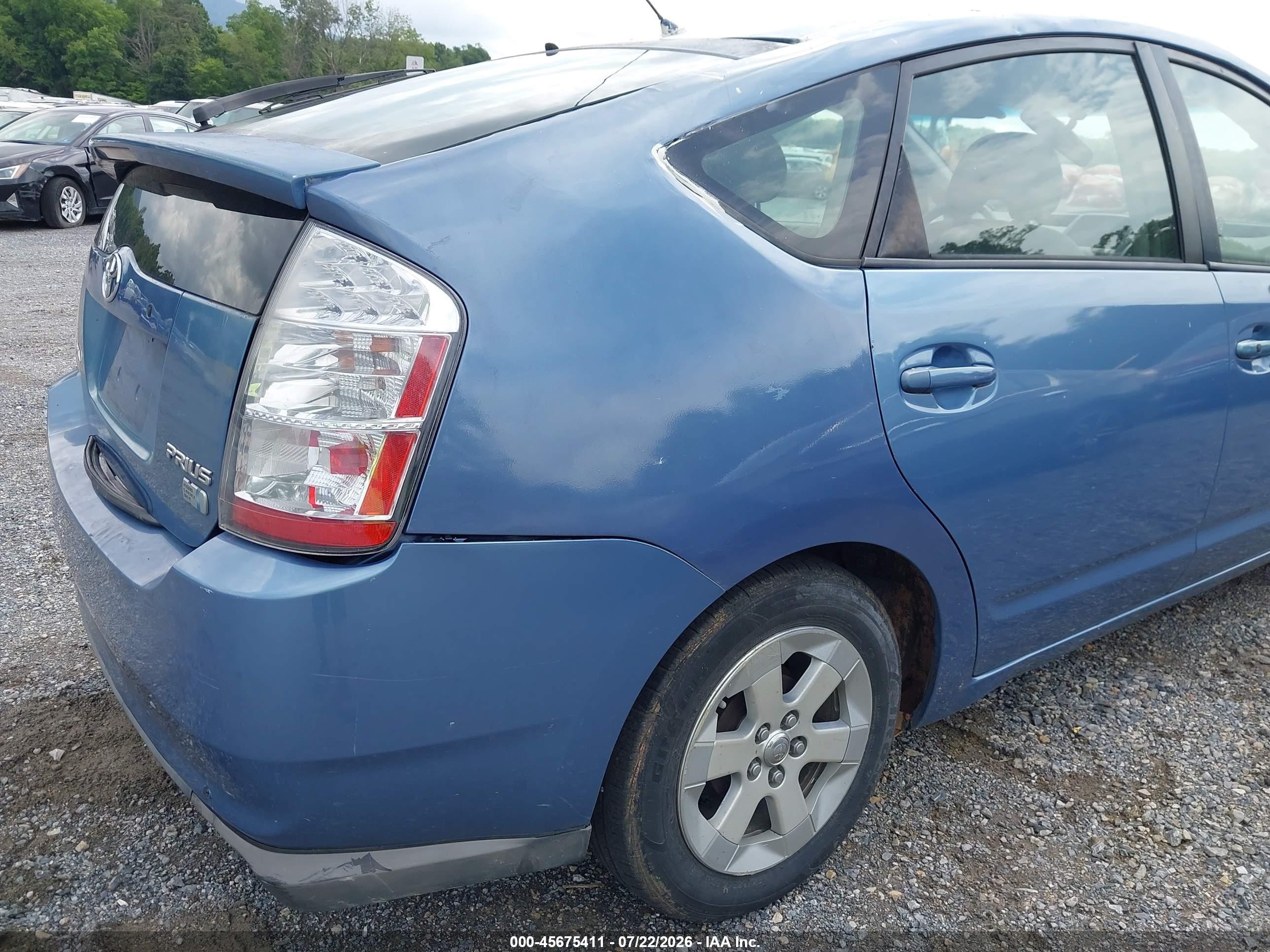 2008 Toyota Prius   Blue vin: JTDKB20U887722983