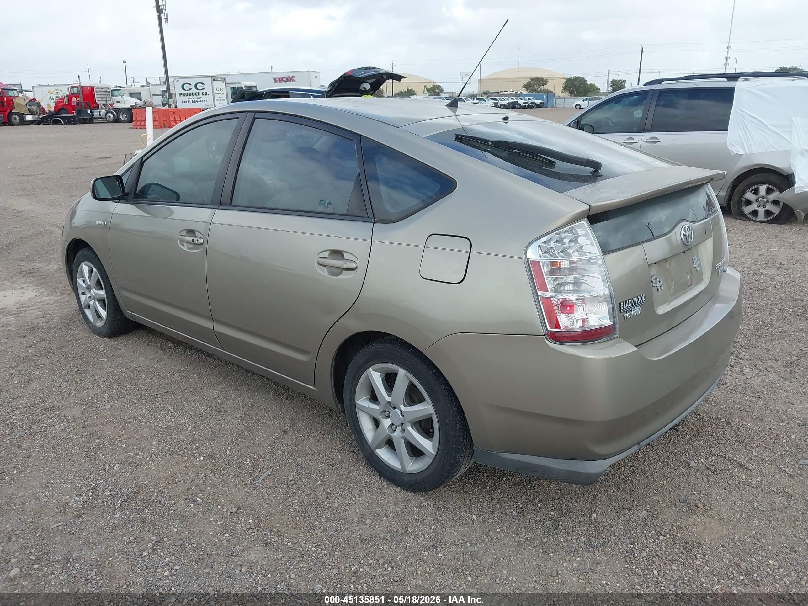 2008 Toyota Prius Touring Tan vin: JTDKB20U887736561